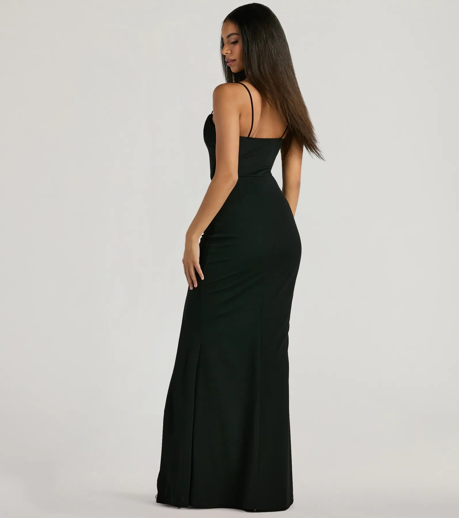 Carol Sleeveless Slit Mermaid Formal Dress