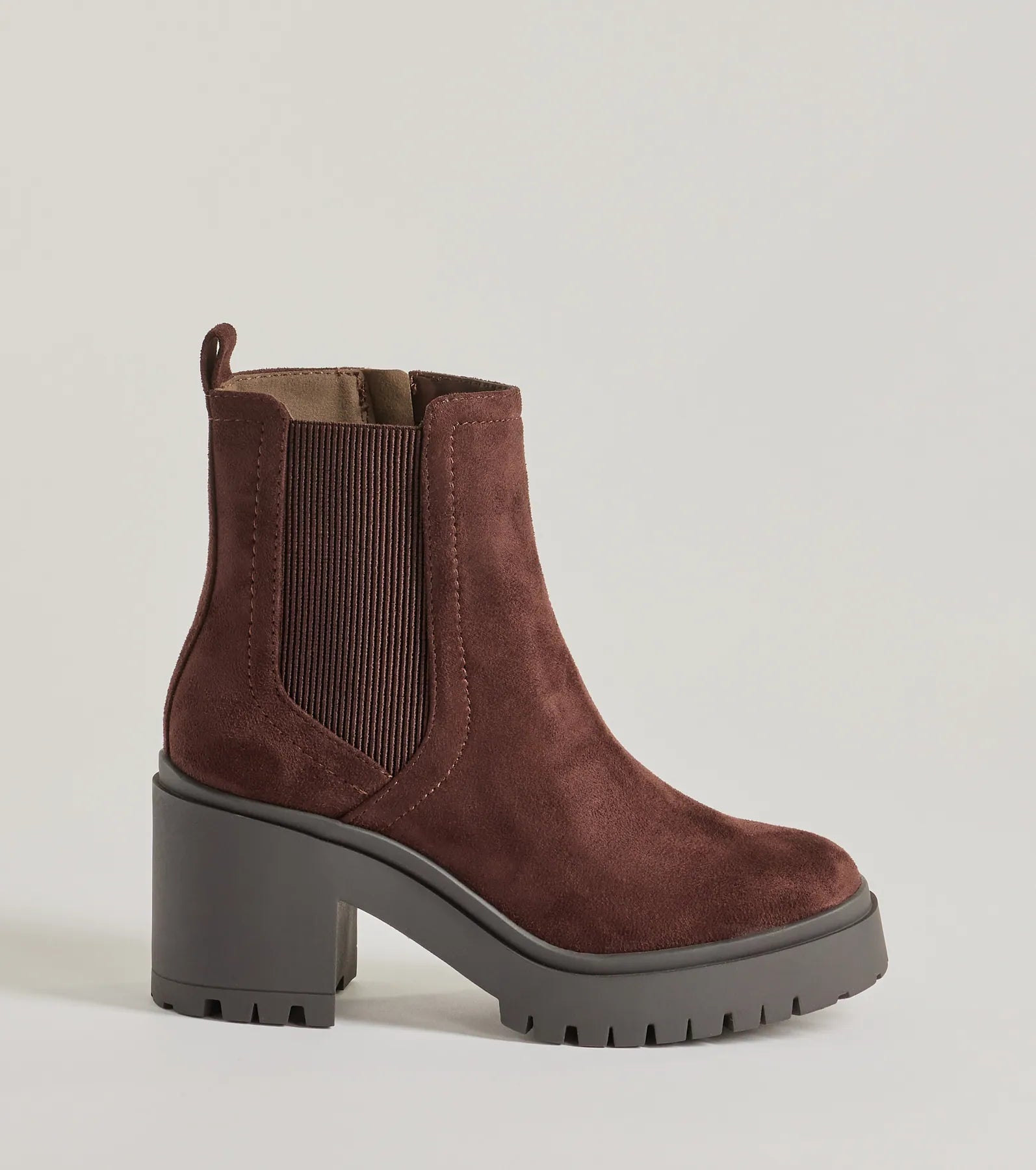 Stylishly Edgy Platform Block Heel Booties