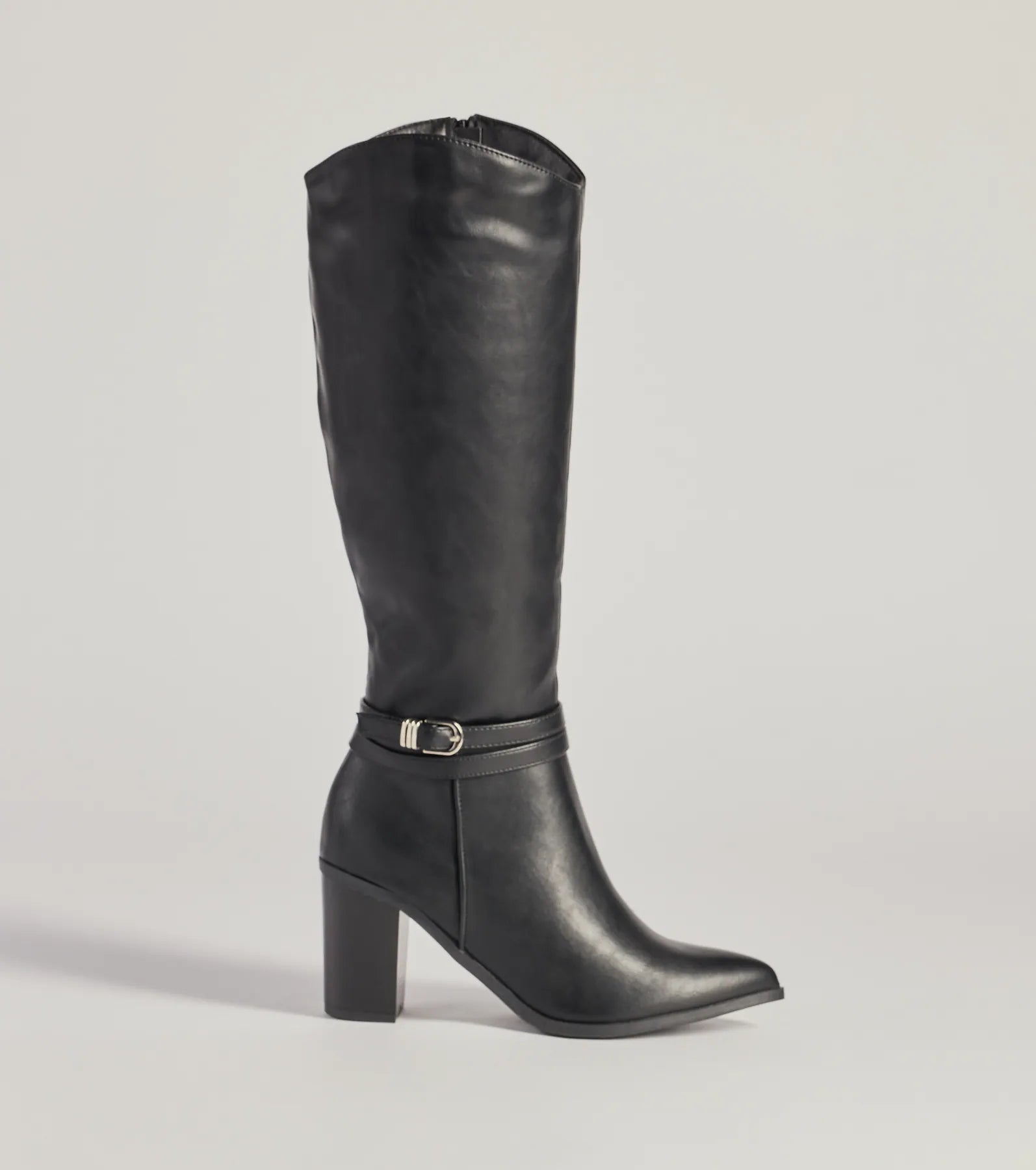 Strut The Streets Under-The-Knee Faux Suede Boots