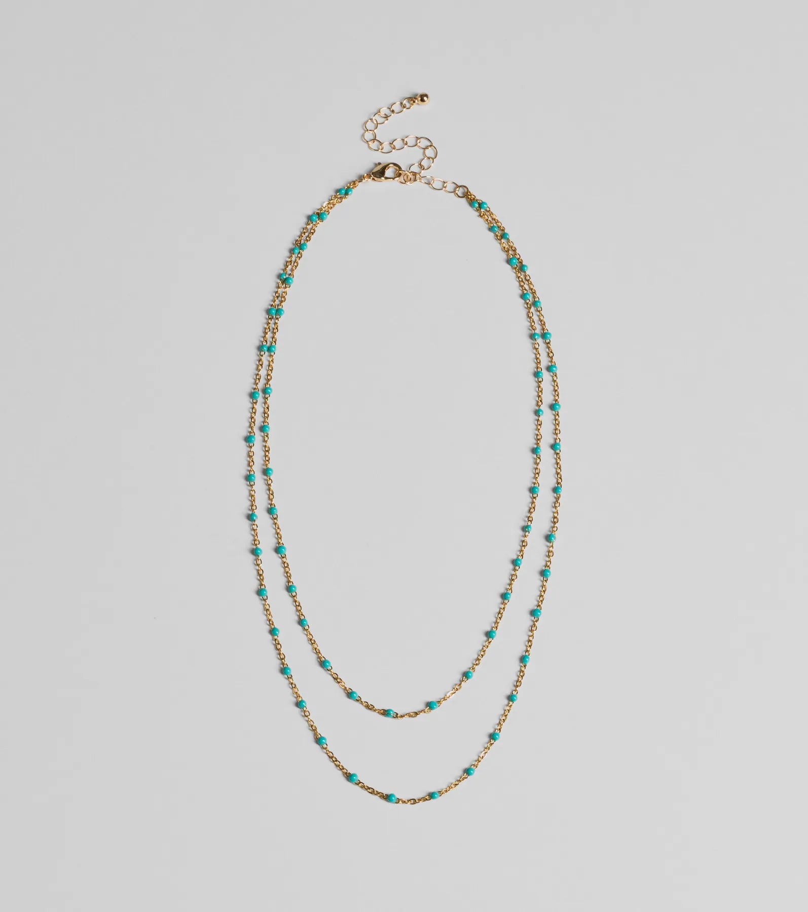 On Trend Layered Bead Necklace