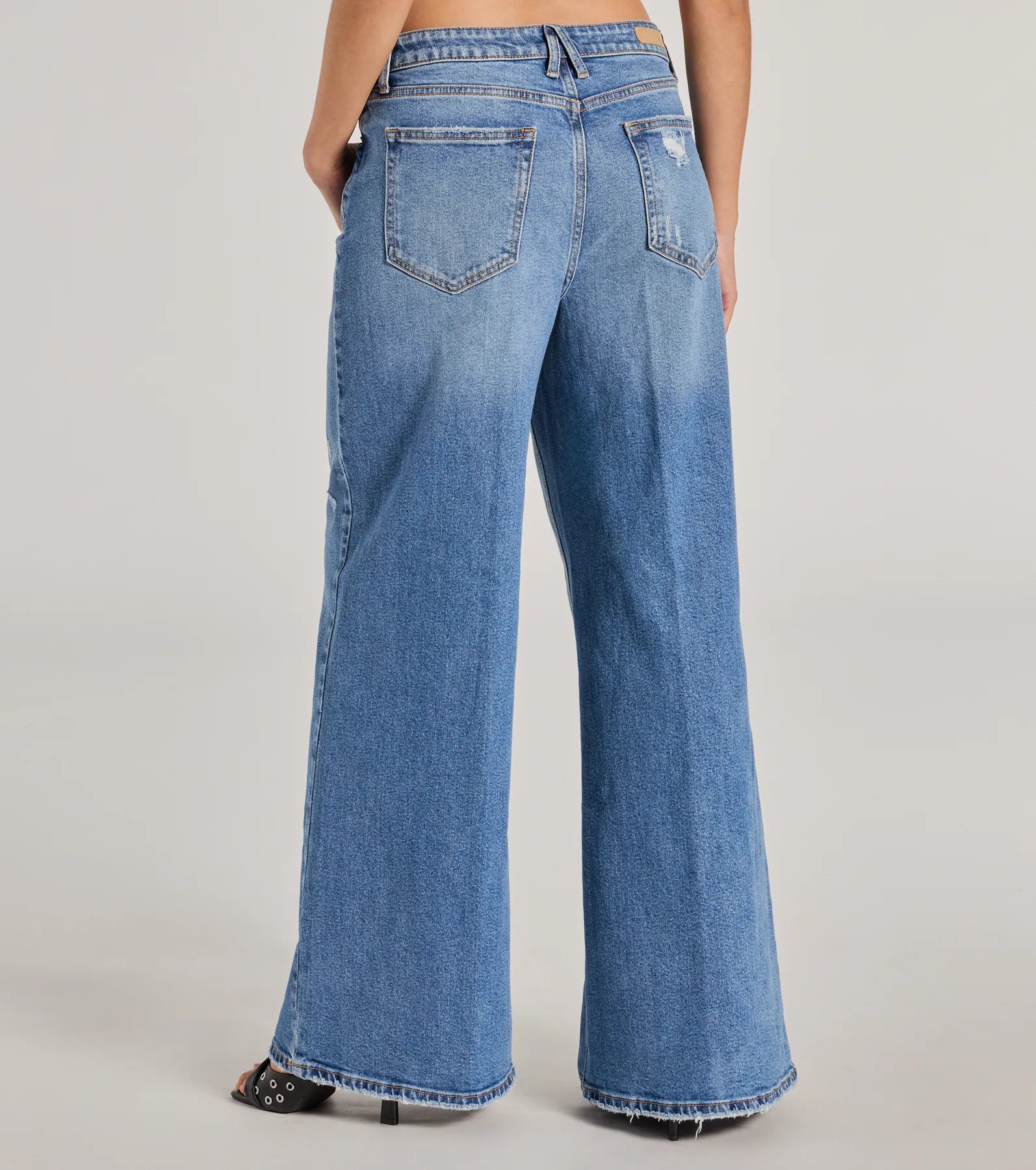 Effortless Fave Mid-Rise Wide-leg Jeans