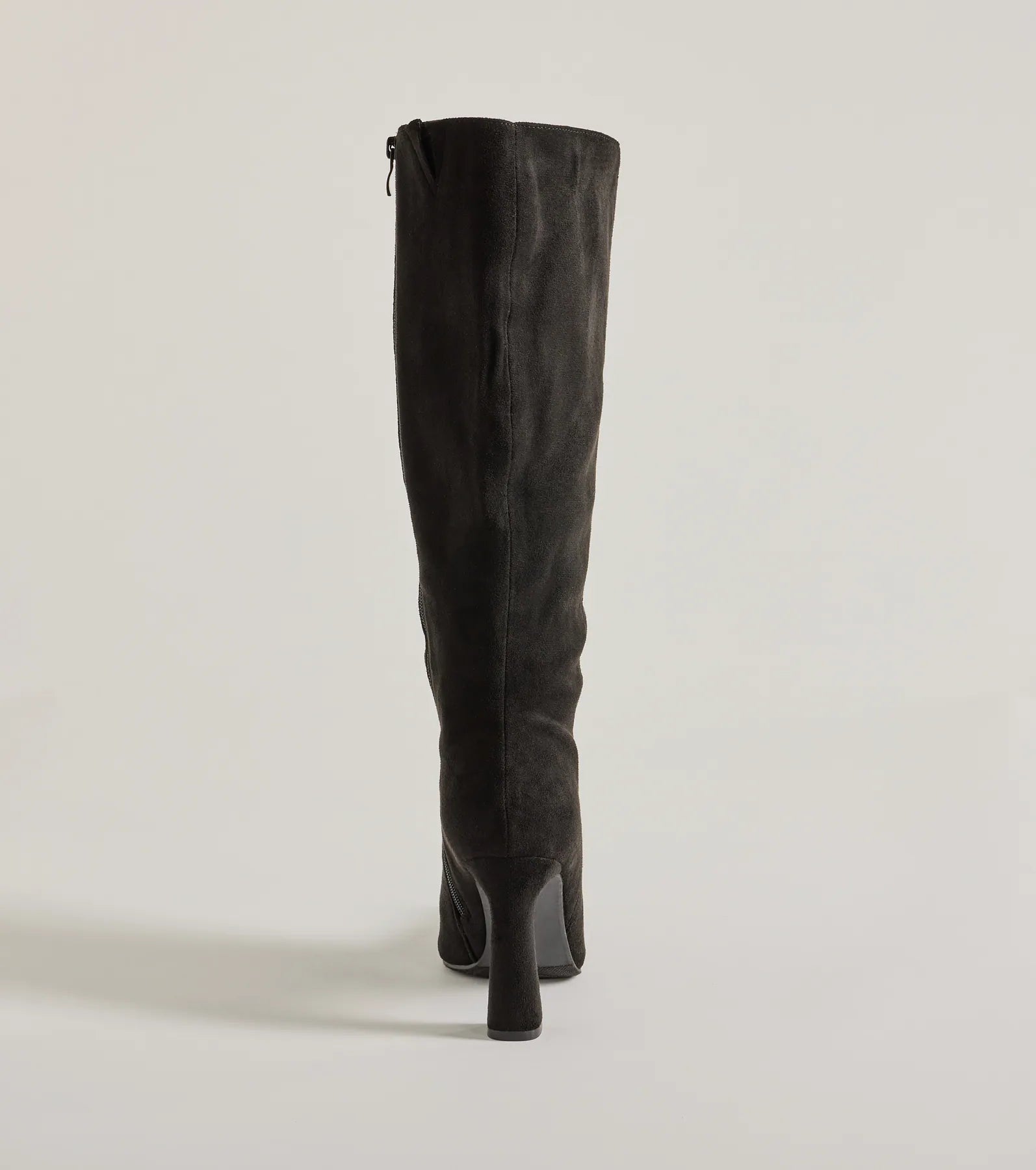 Chic Element Faux Suede Under-The-Knee Boots