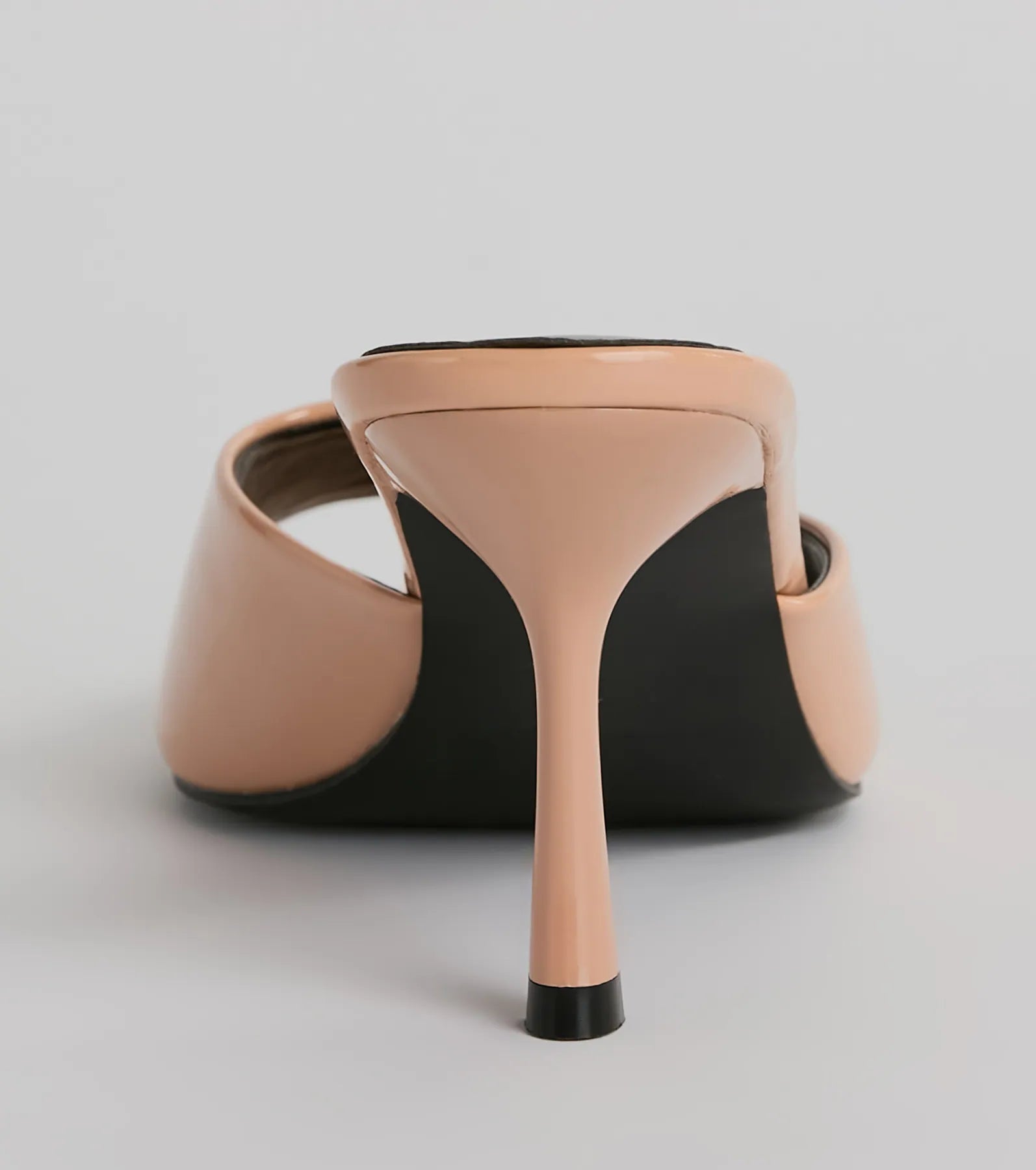 Desk-To-Date Patent Pointed Toe Stiletto Mules