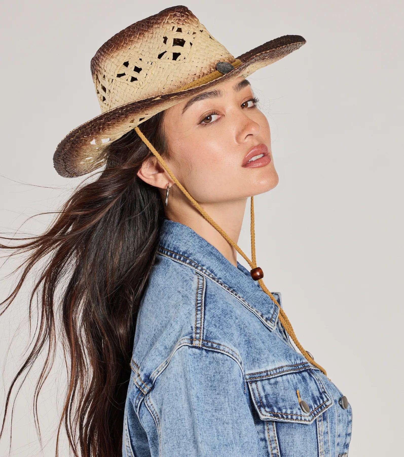 The Lone Star Distressed Straw Cowboy Hat