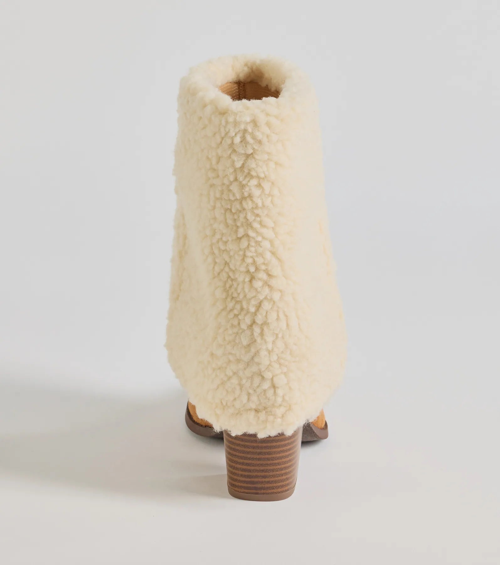 Cozy Vibes Faux Sherpa Foldover Booties