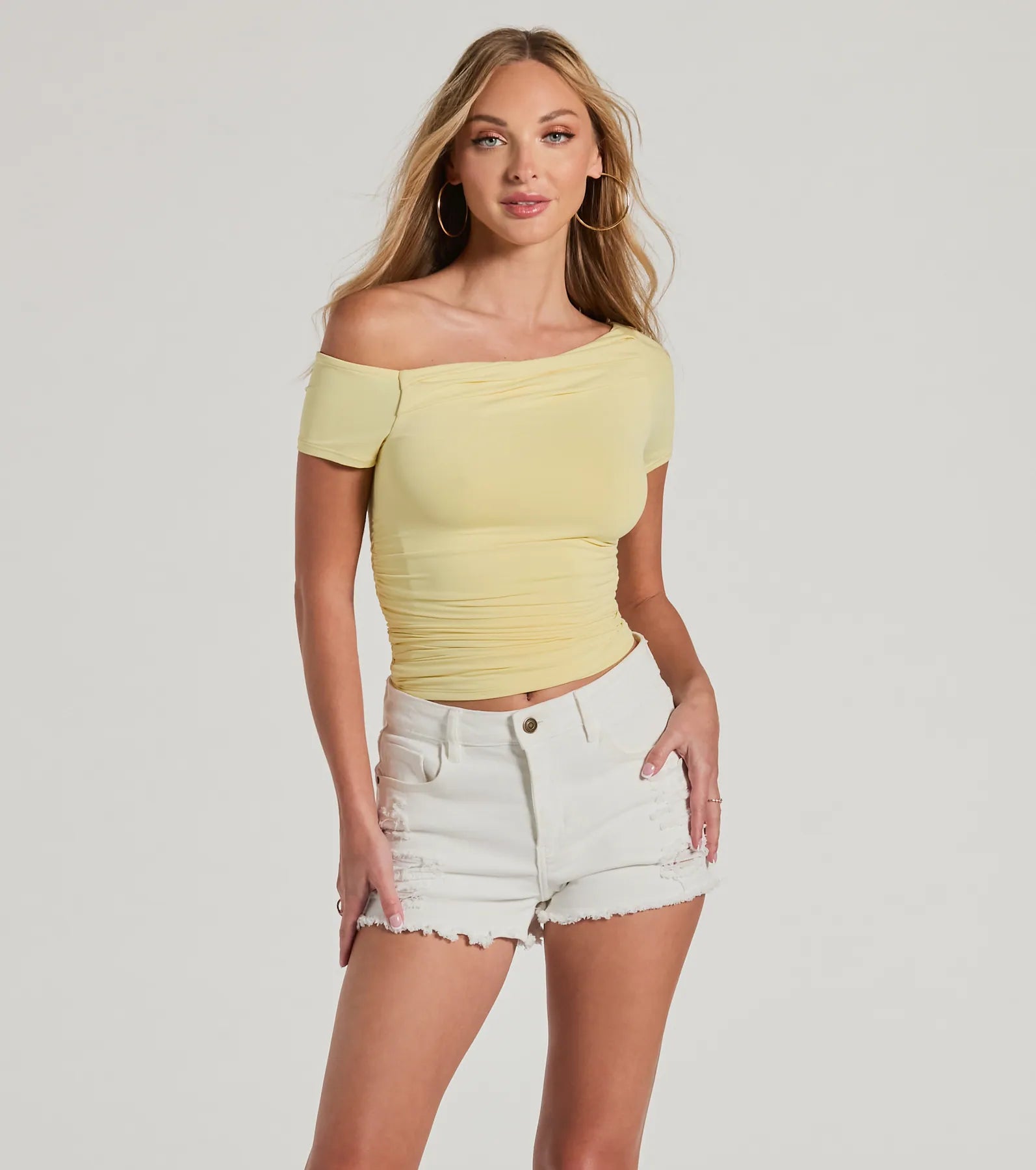 Flawless 'Fit Off-The-Shoulder Smooth Knit Top