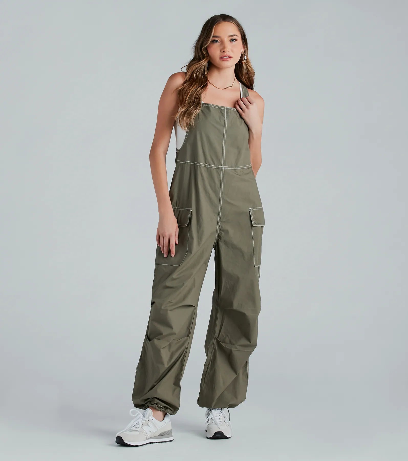 Effortless Done-In-One Parachute Cargo Overalls