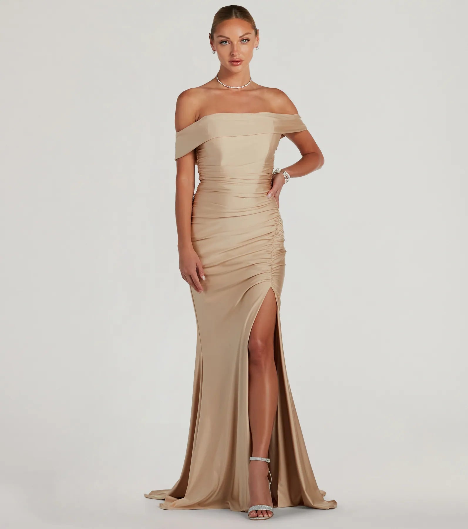 Alicia Off-The-Shoulder Mermaid Formal Dress