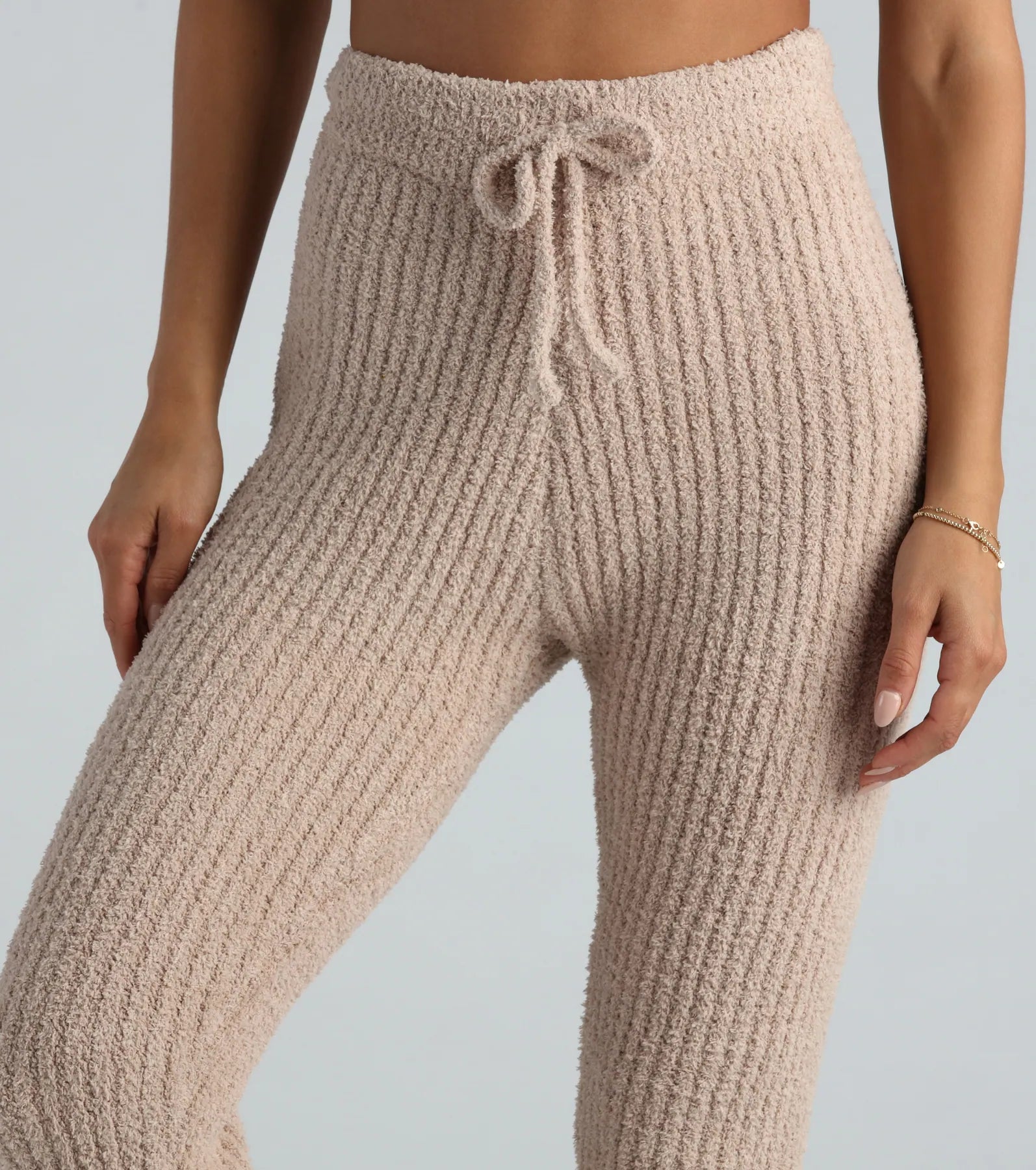 Feeling The Vibe High-Rise Chenille Joggers