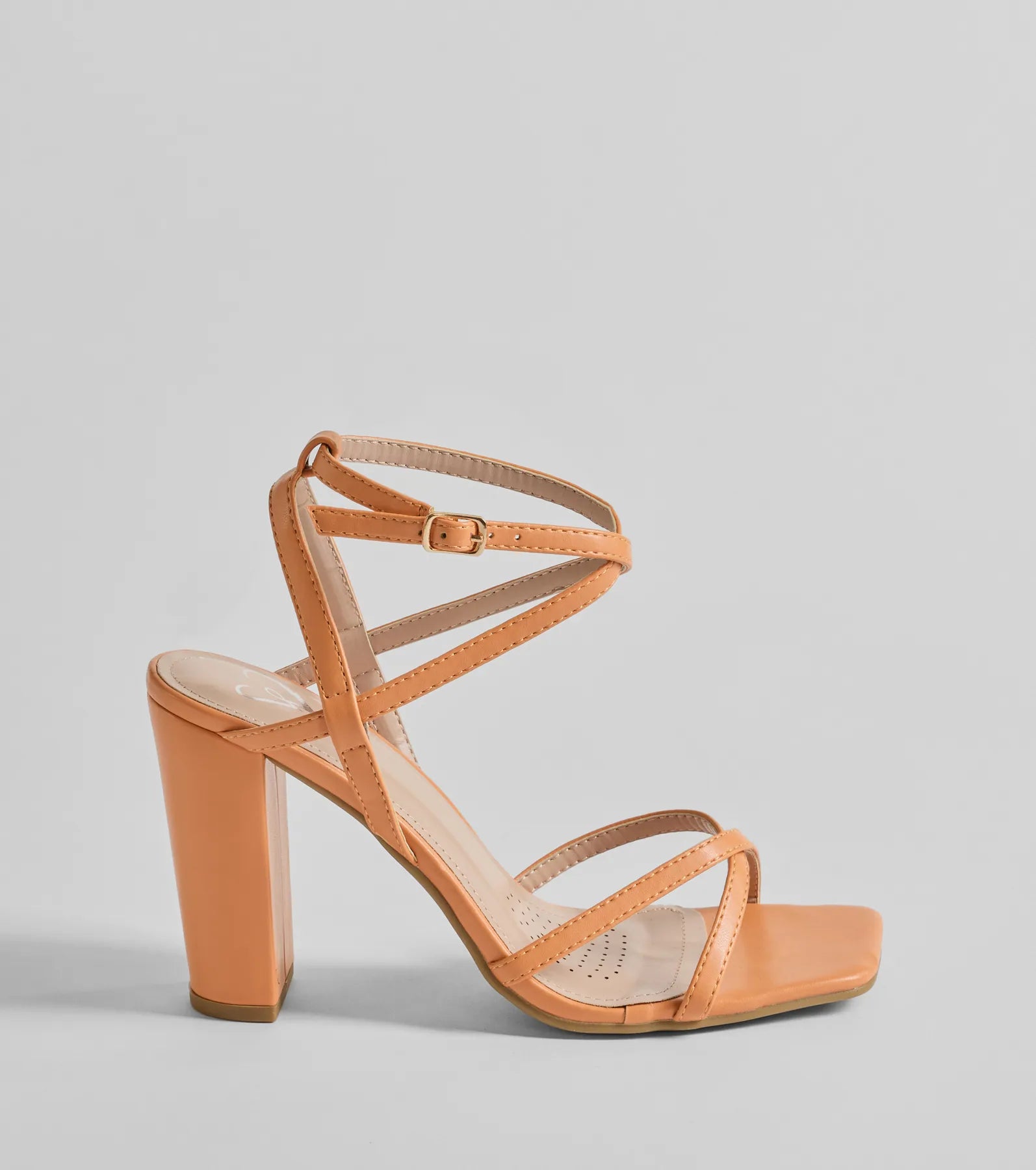 Stunning Summer Daze Strappy Block Heels