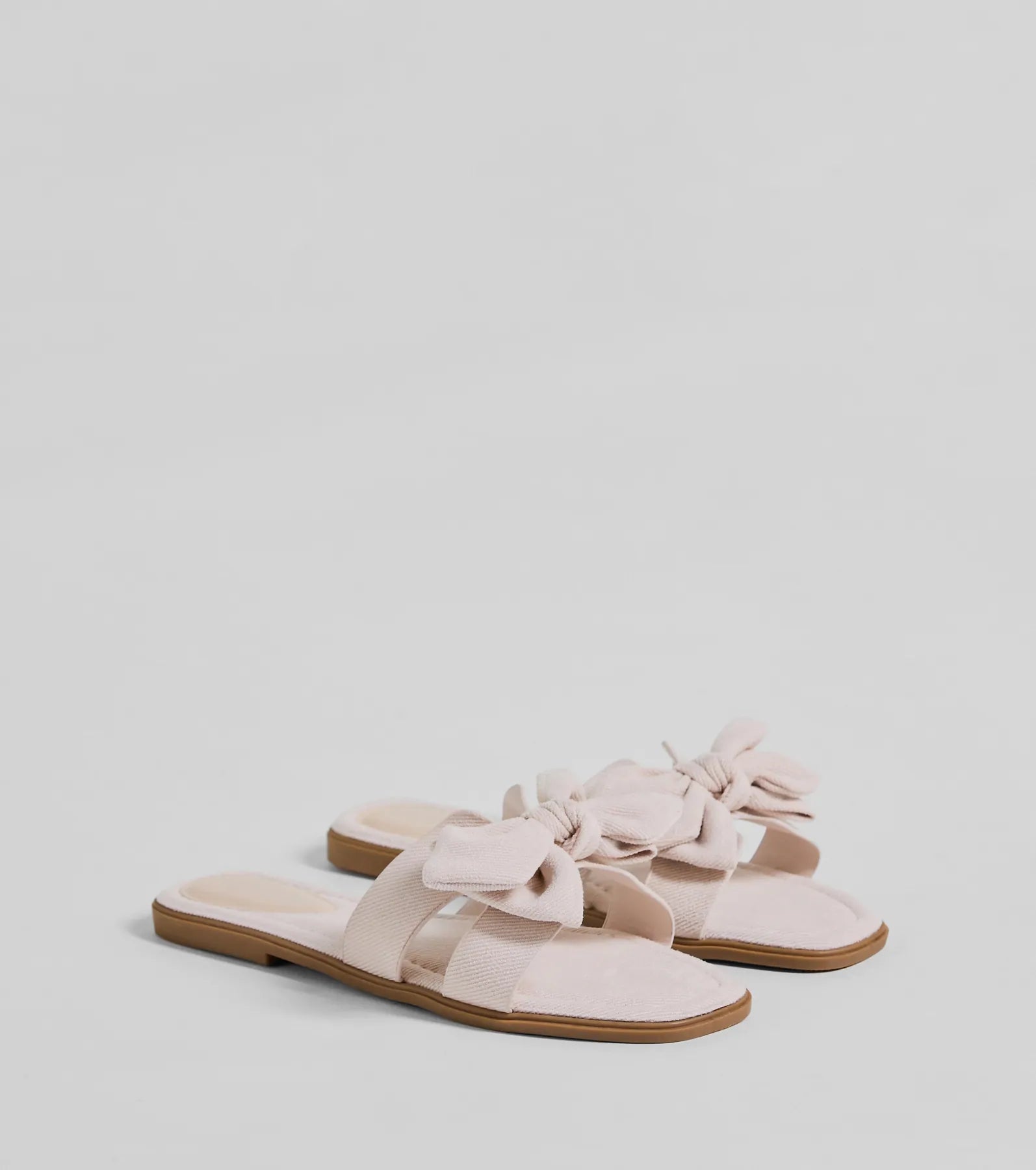 Tie The Knot Bow Strap Flat Sandals