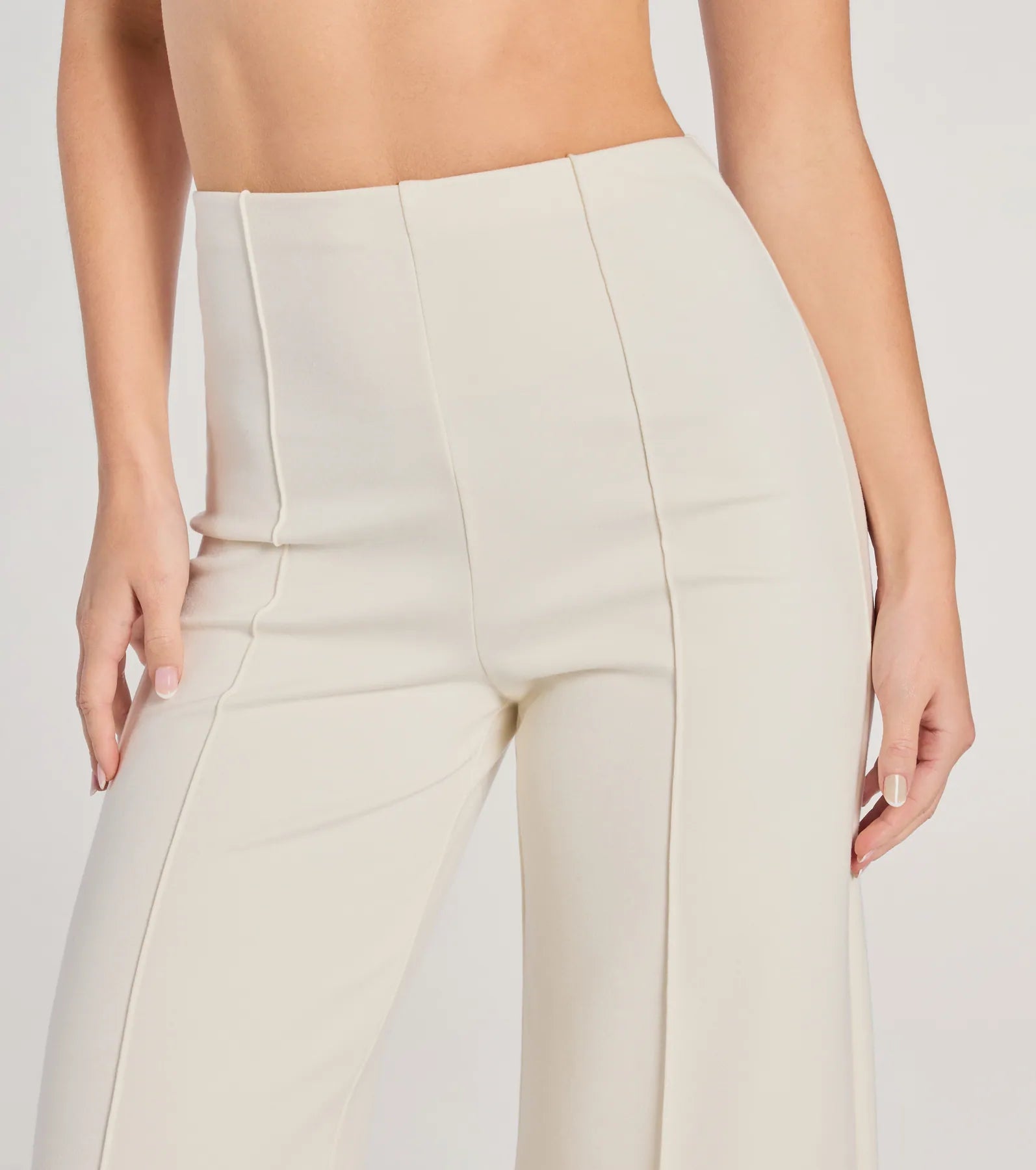 Classic And Chic Wide-Leg Trouser Pants