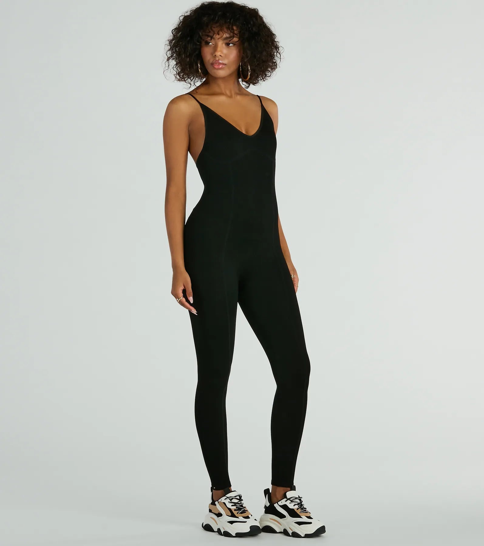 Super Base Basic V-Neck Seamless Catsuit