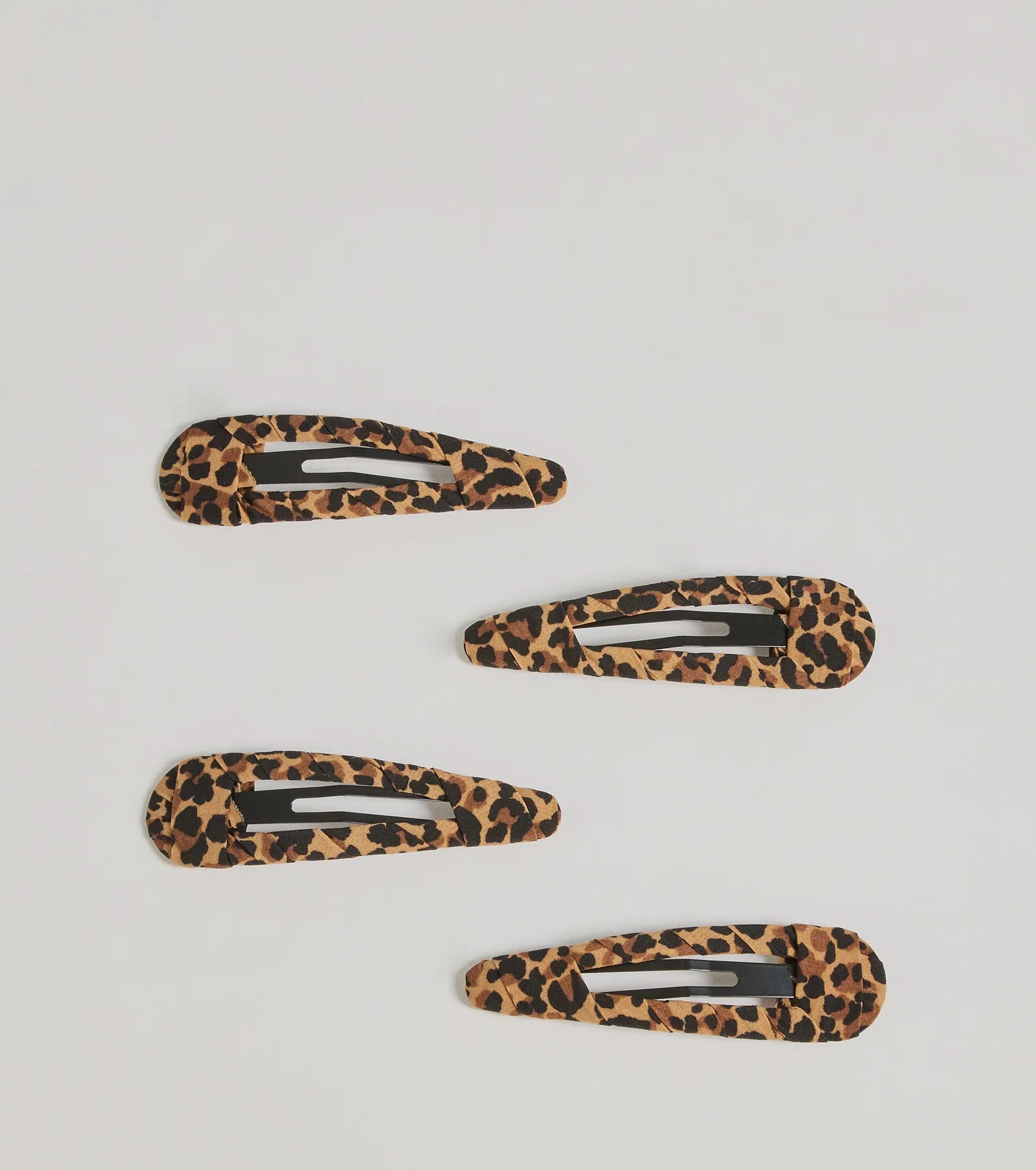 Wildly Chic Leopard Print Hair Clip Multipack