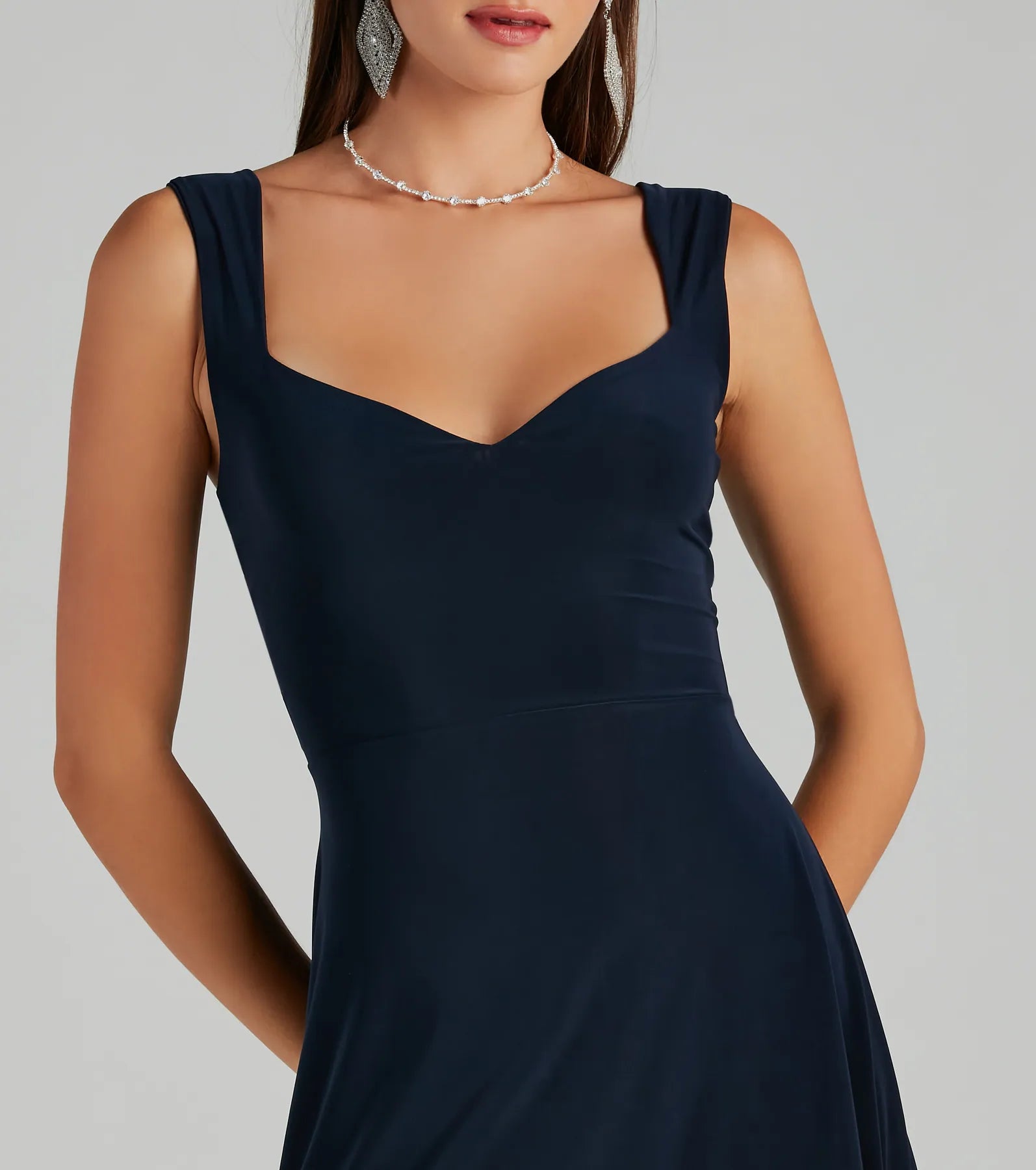 Extra Flare V-Neck Skater Dress