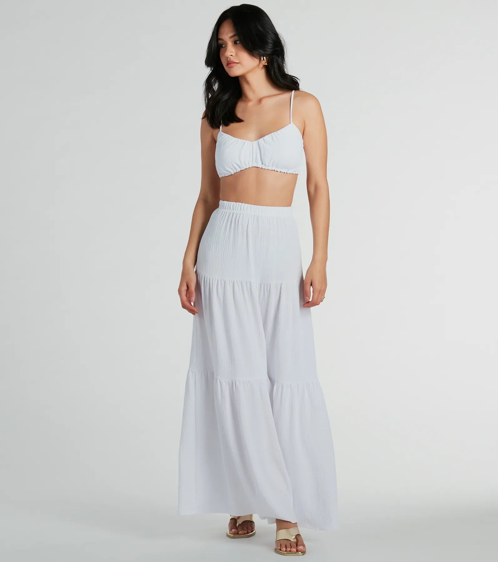 Flawless Duo Tiered Maxi Skirt