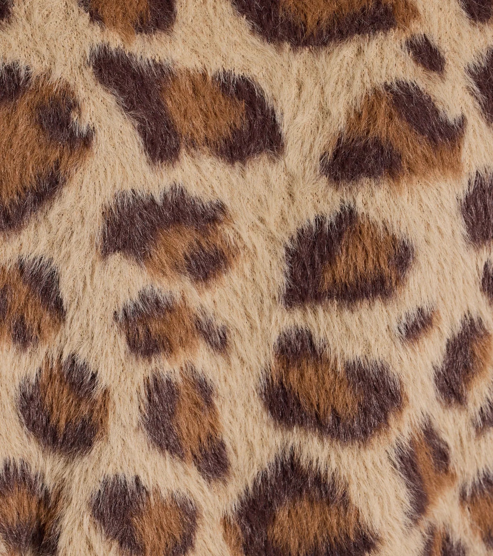 So Fierce Leopard Print Eyelash Knit Cropped Cardigan