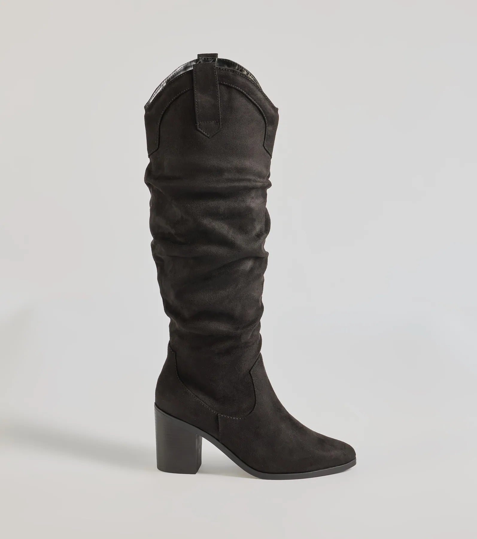 Strut In Style Slouched Under-The-Knee Boots