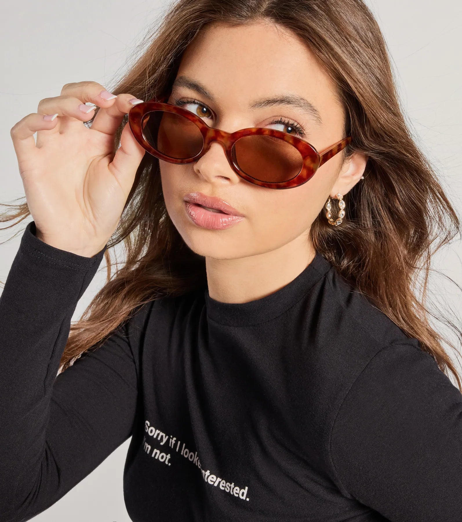 Golden Hour Tortoiseshell Oval Sunglasses