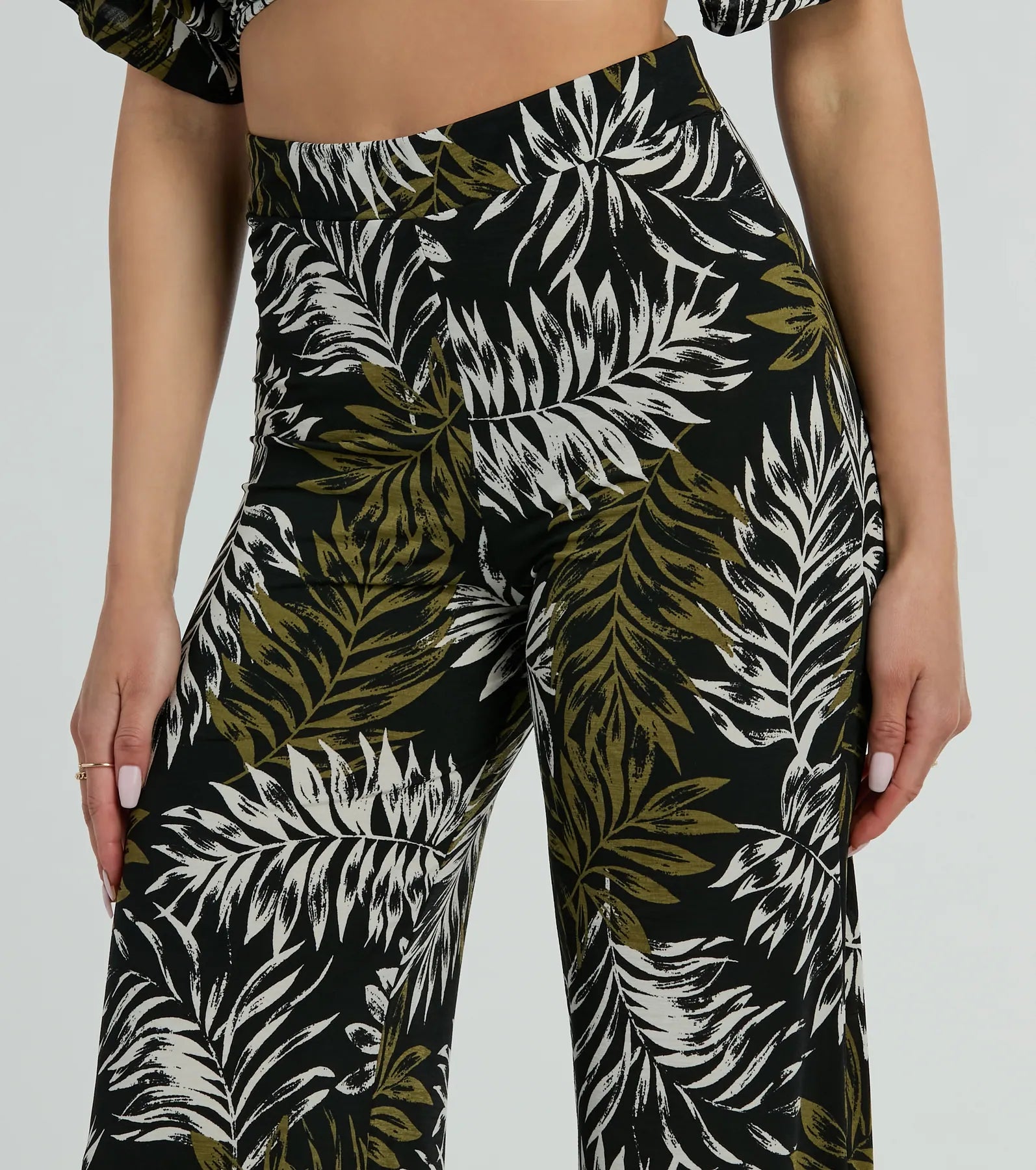 Living In The Palms Wide Leg Palazzo Pants