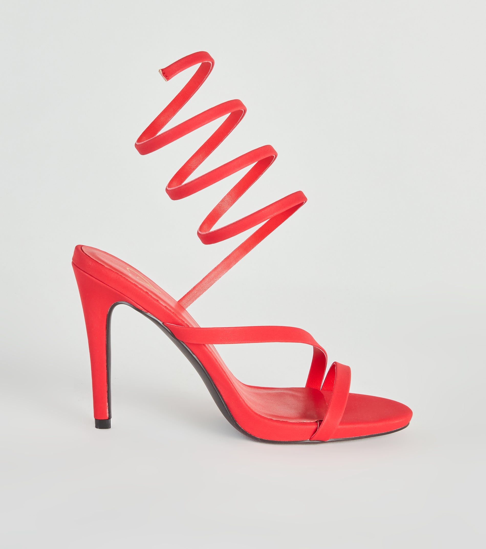 Amp It Up Spiral Stiletto Heels