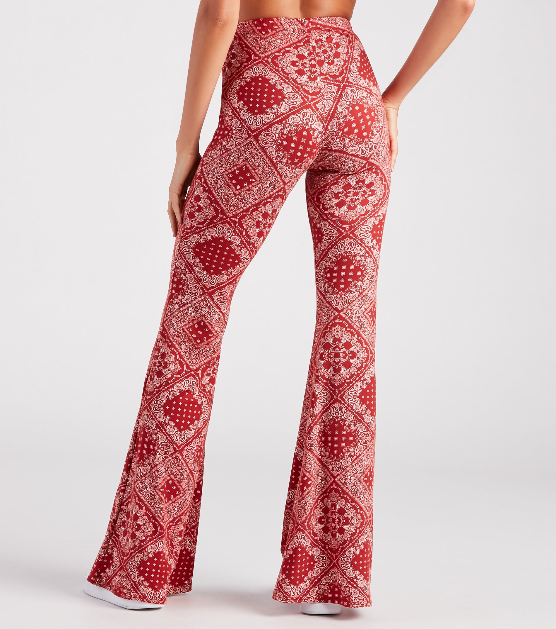 Bandana Bandit Paisley Boho Flare Pants