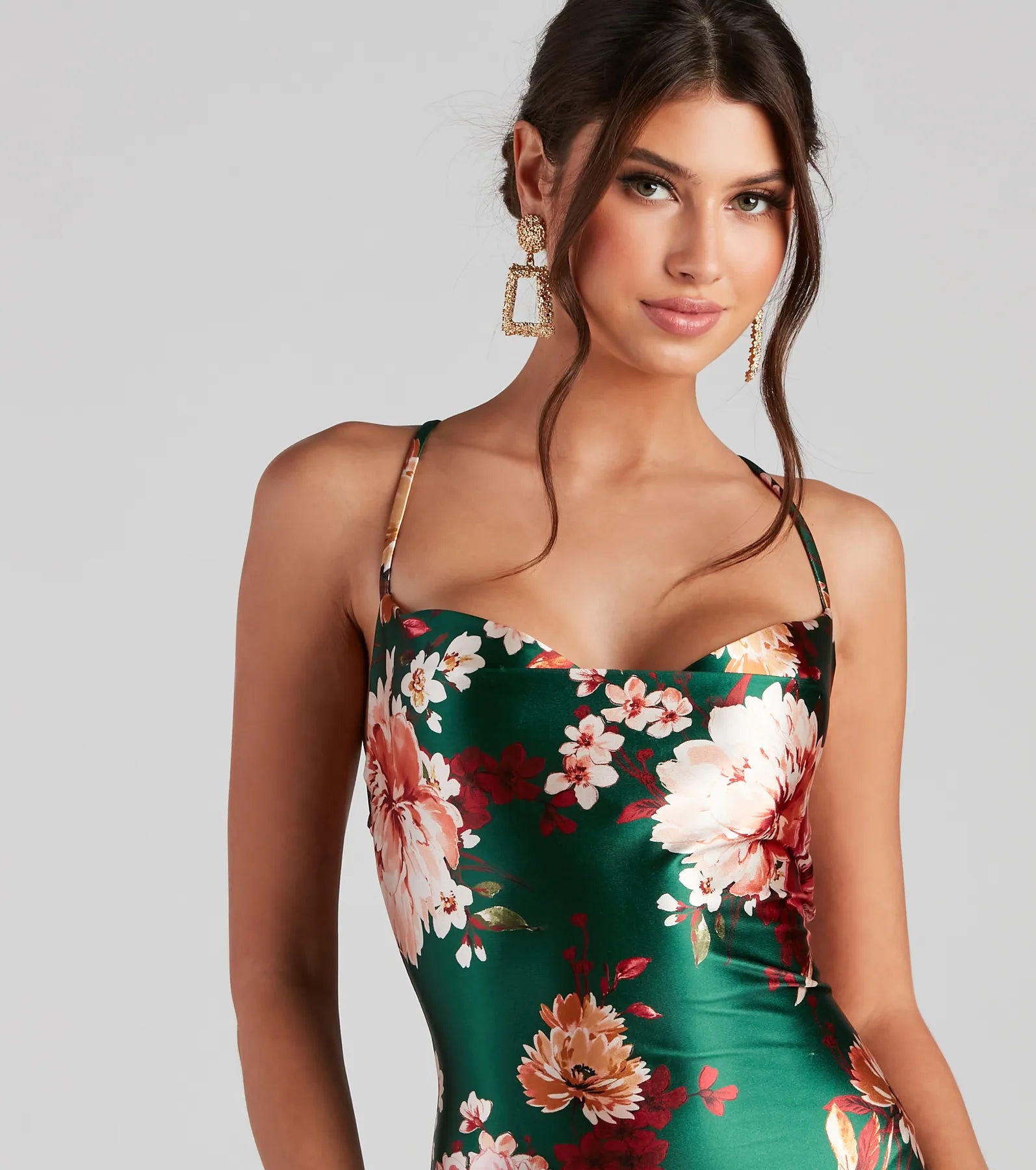 Fliratious Beauty Floral Mini Dress