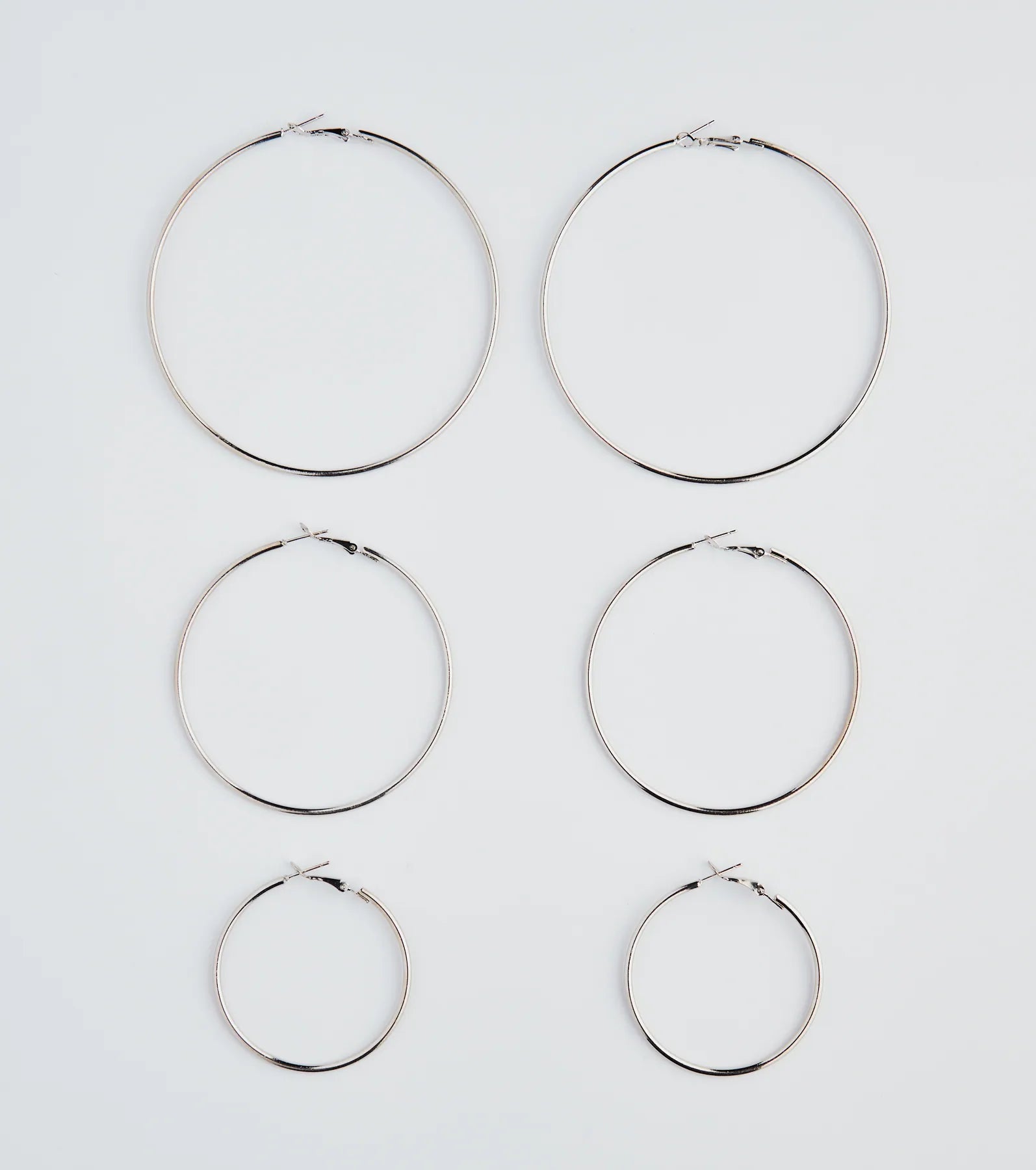 Simply Classic Three-Pack Hoop Earrings