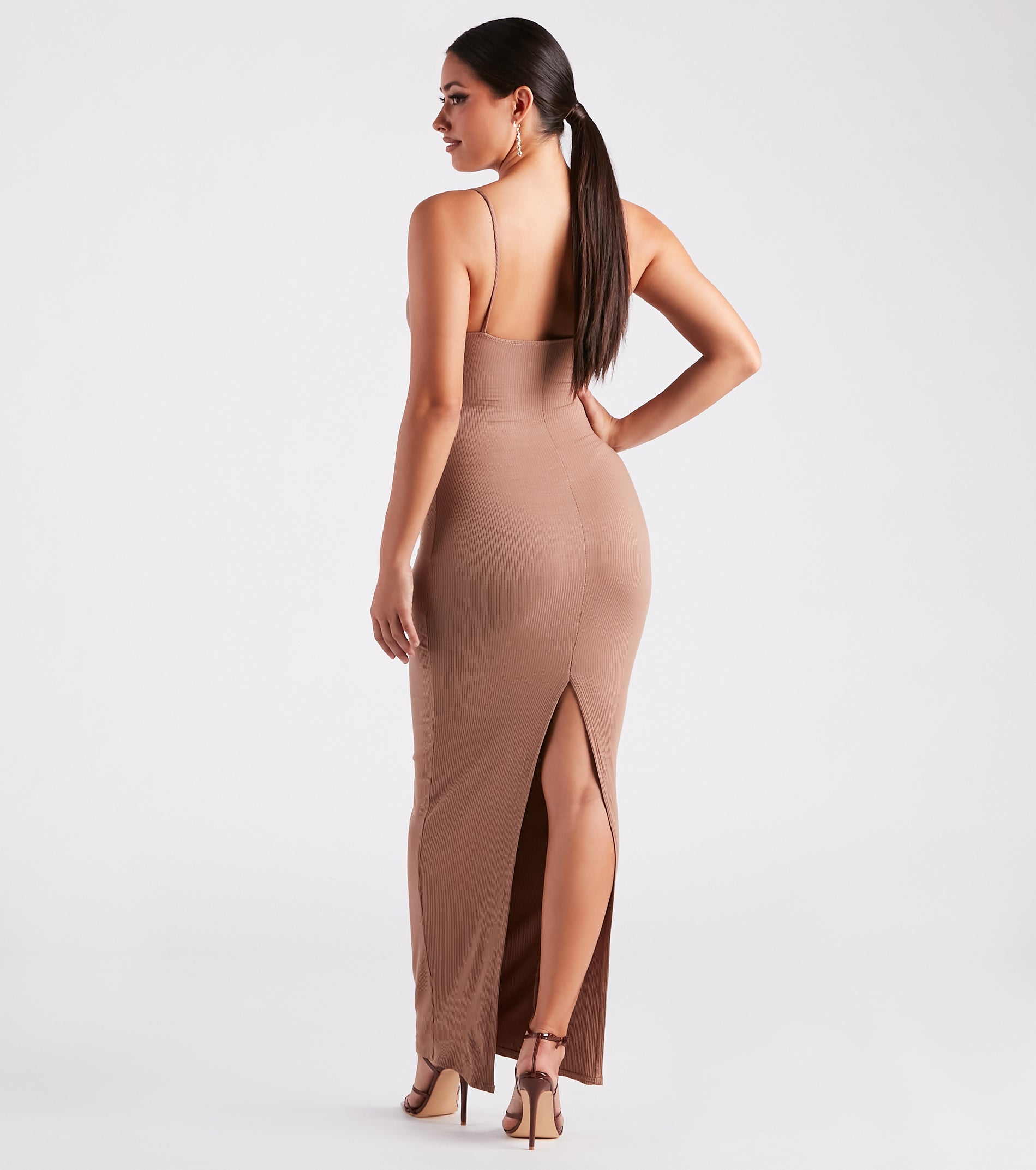 Casual Sultry Vibes Cutout Maxi Dress