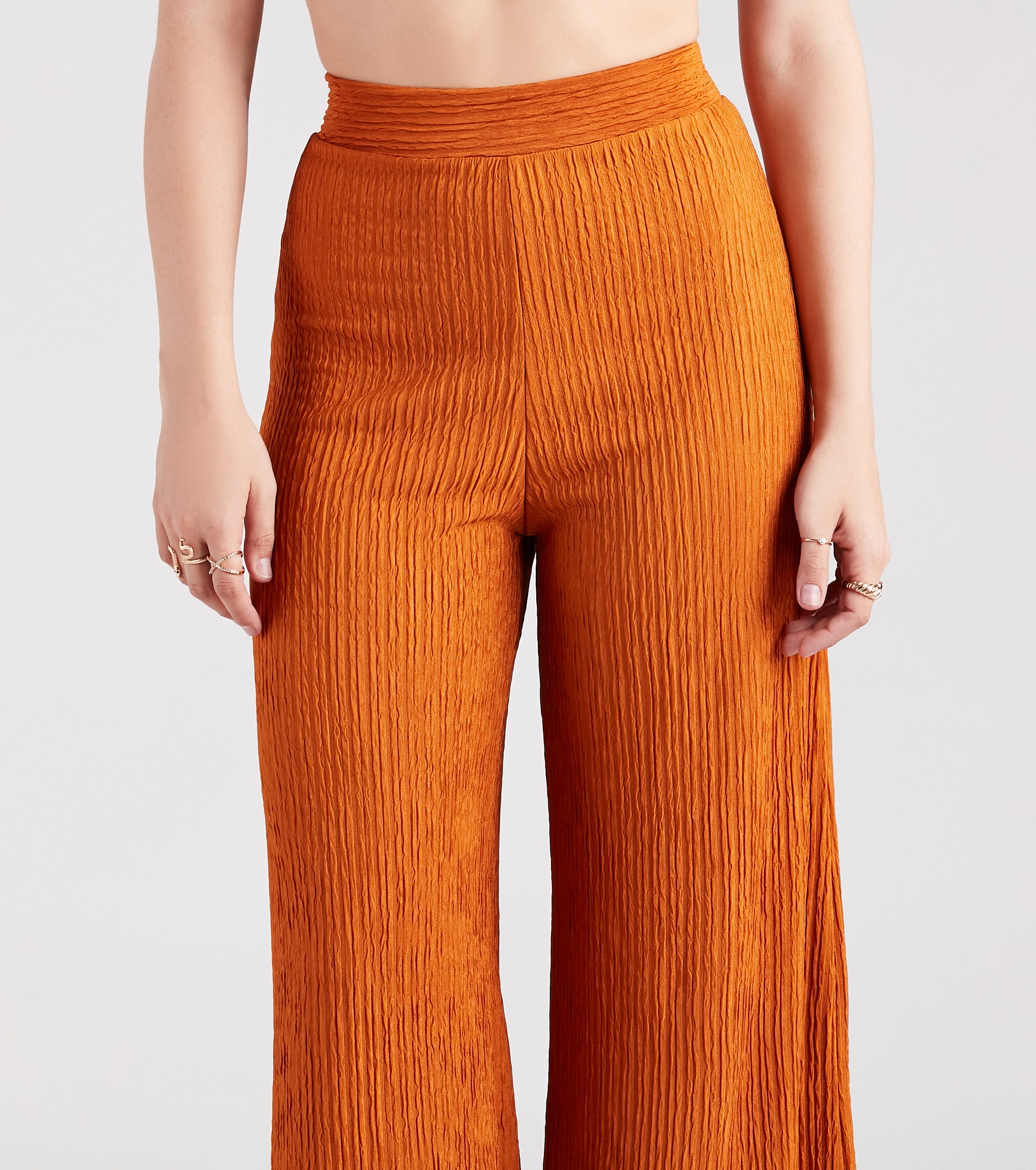 Go With The Flow High-Rise Wide-Leg Pants