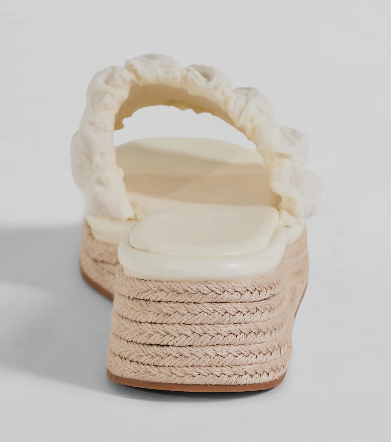 A Perfect Day Puff Espadrille Wedge Sandals