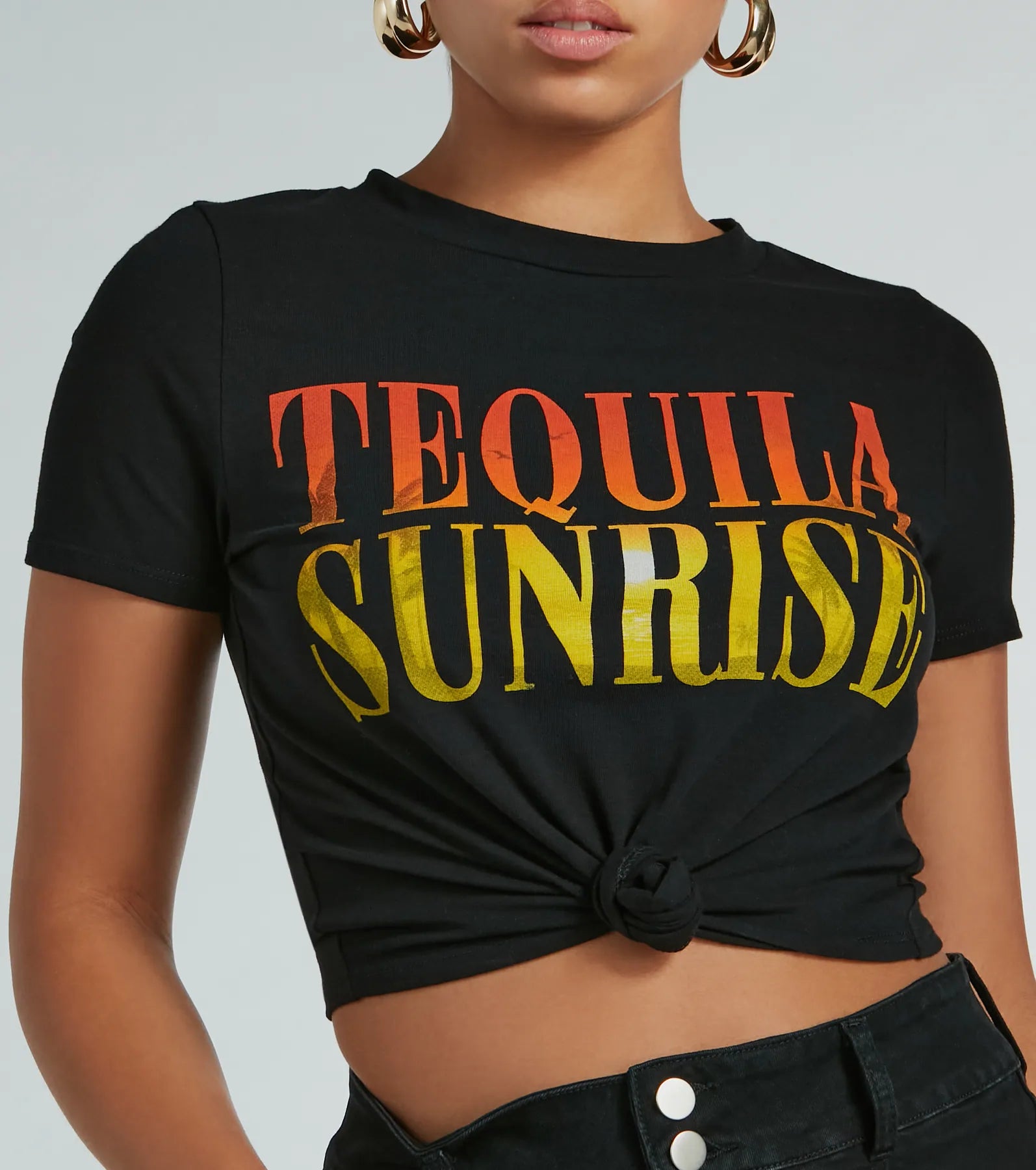 Rise And Shine Tequila Sunrise Graphic Tee