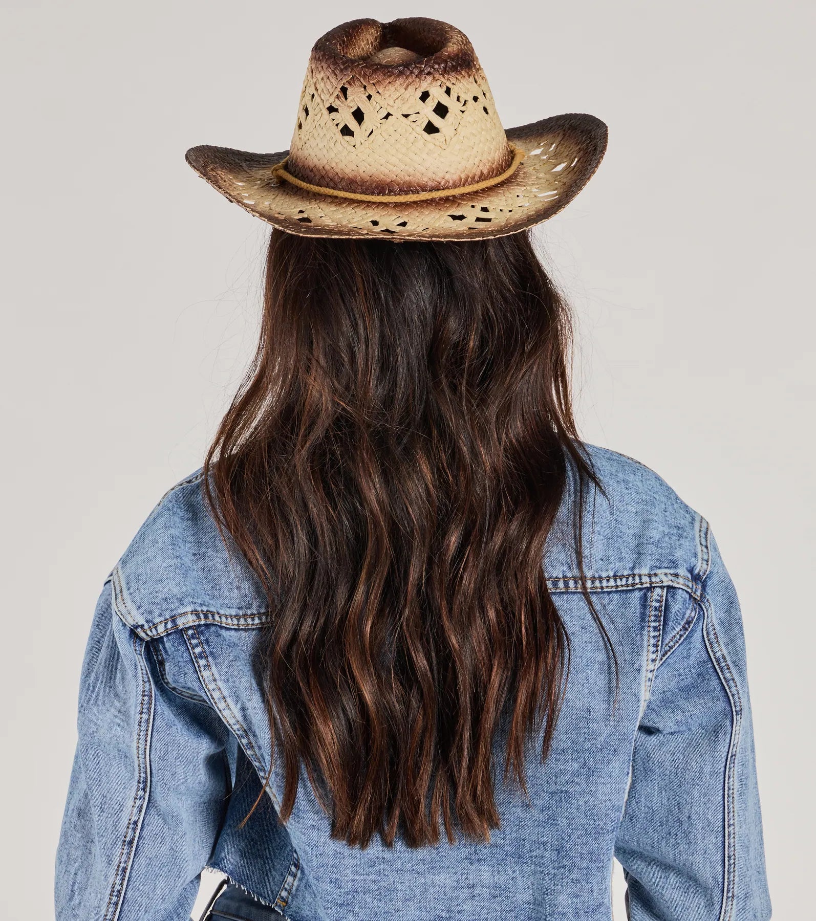 The Lone Star Distressed Straw Cowboy Hat