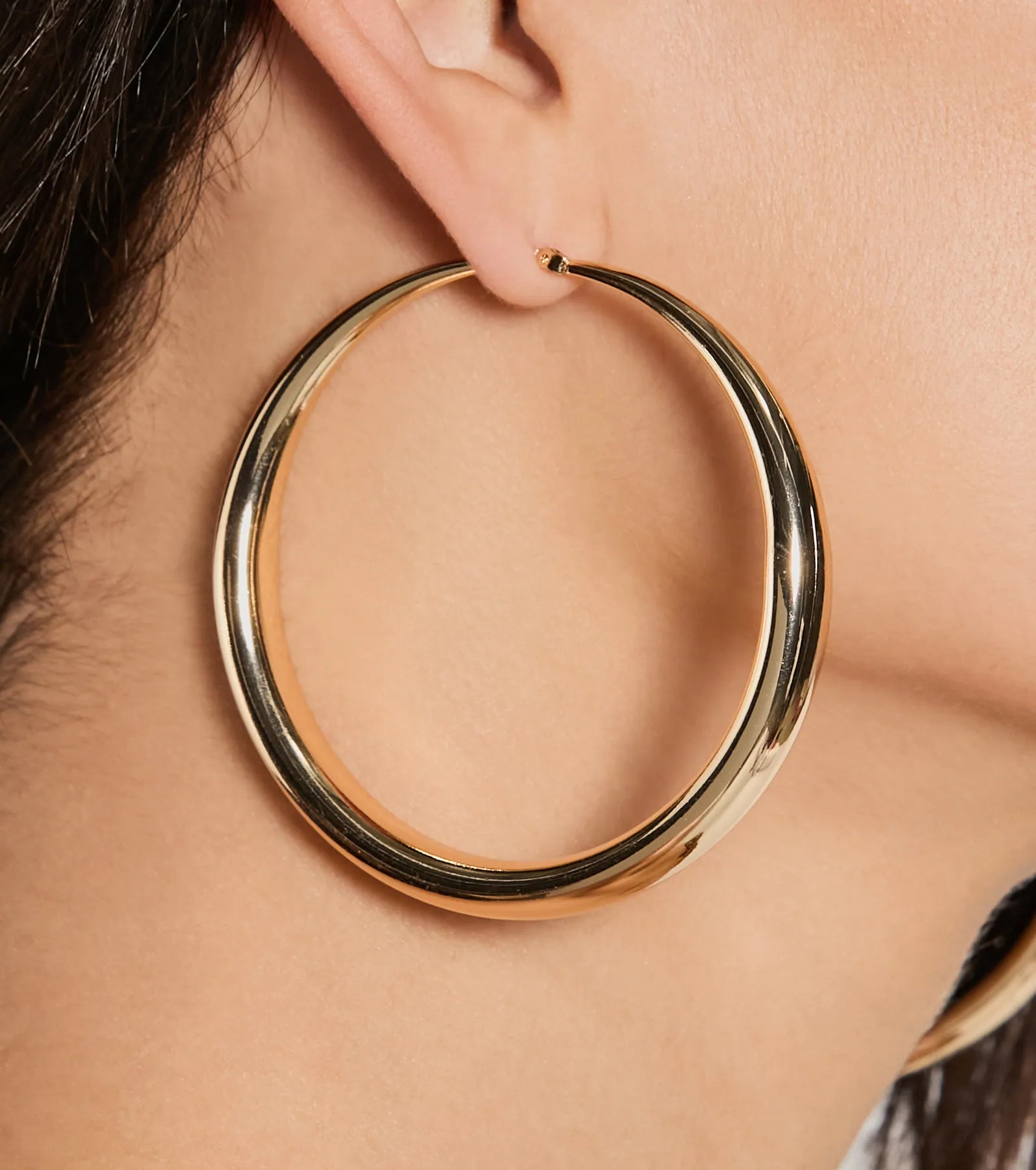 Exceptional Taste Large Hoop Earrings