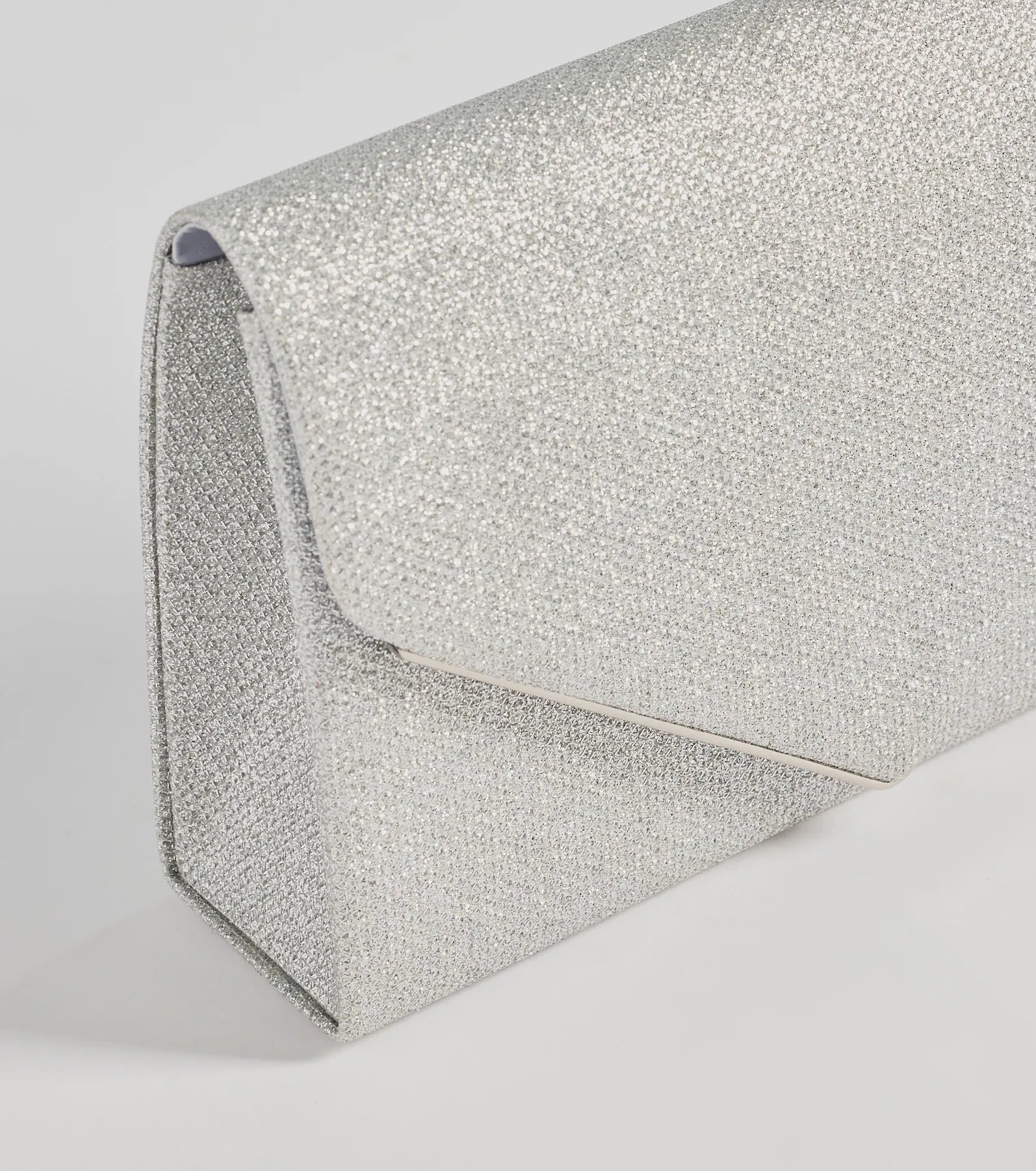 Glitzy Chic Glitter Envelope Clutch