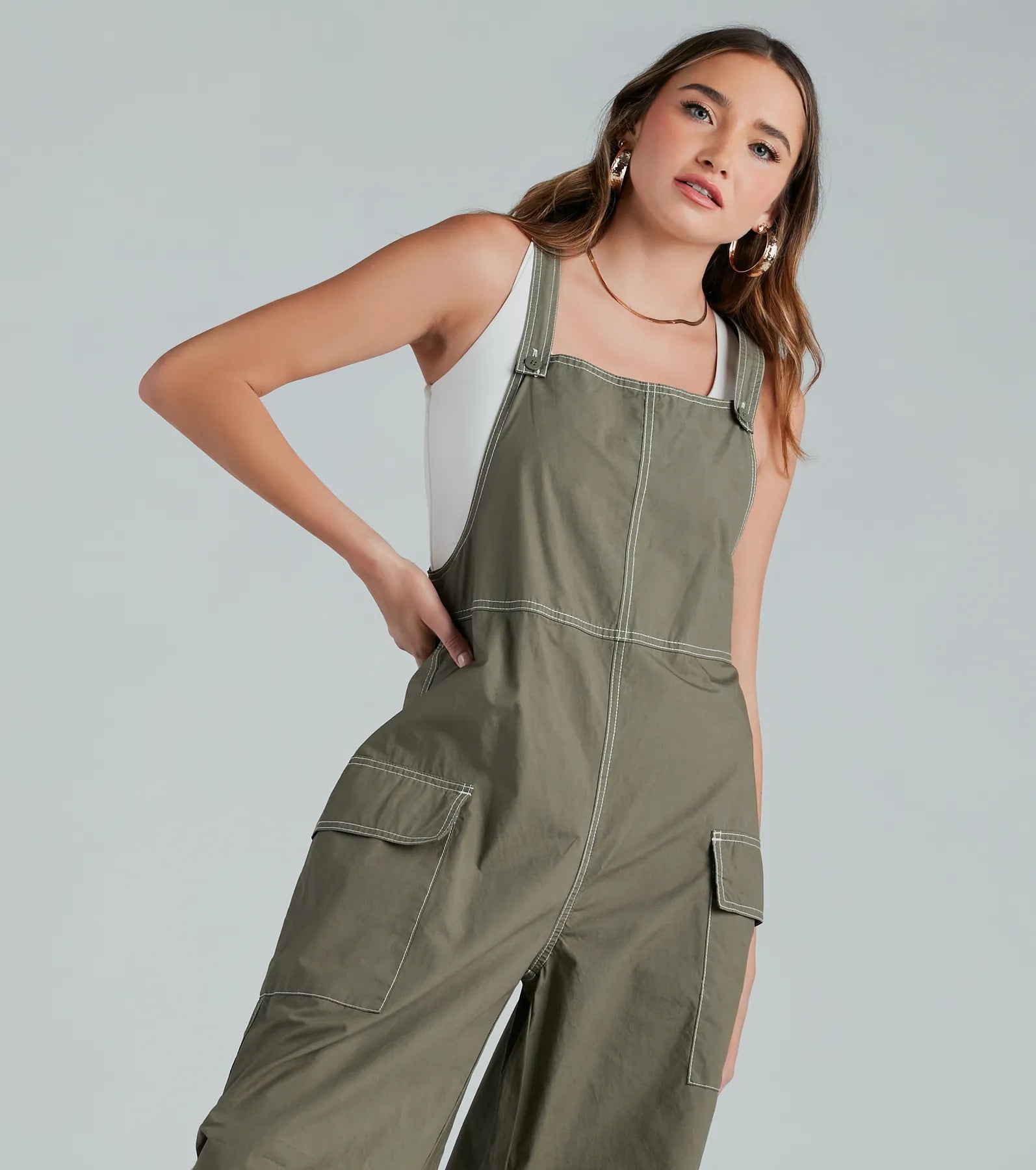 Effortless Done-In-One Parachute Cargo Overalls