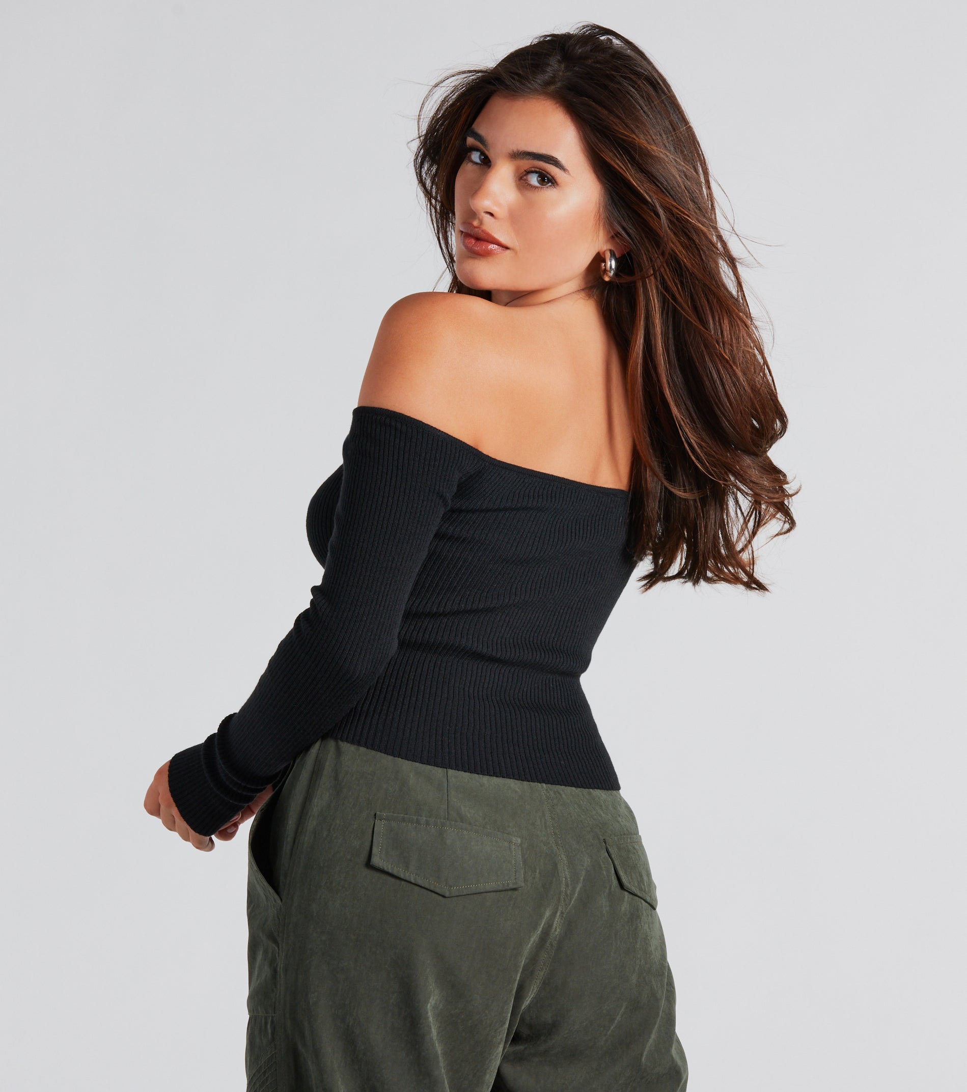 Trendy Upgrade Off-The-Shoulder Crop Top