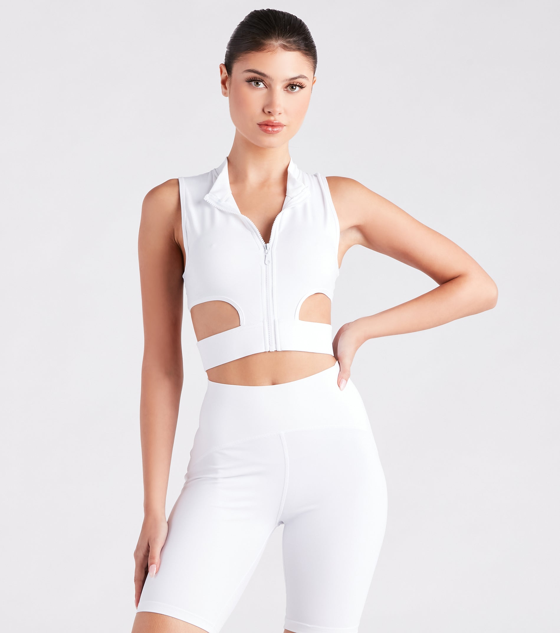 Take On The Day Zip-Front Active Top