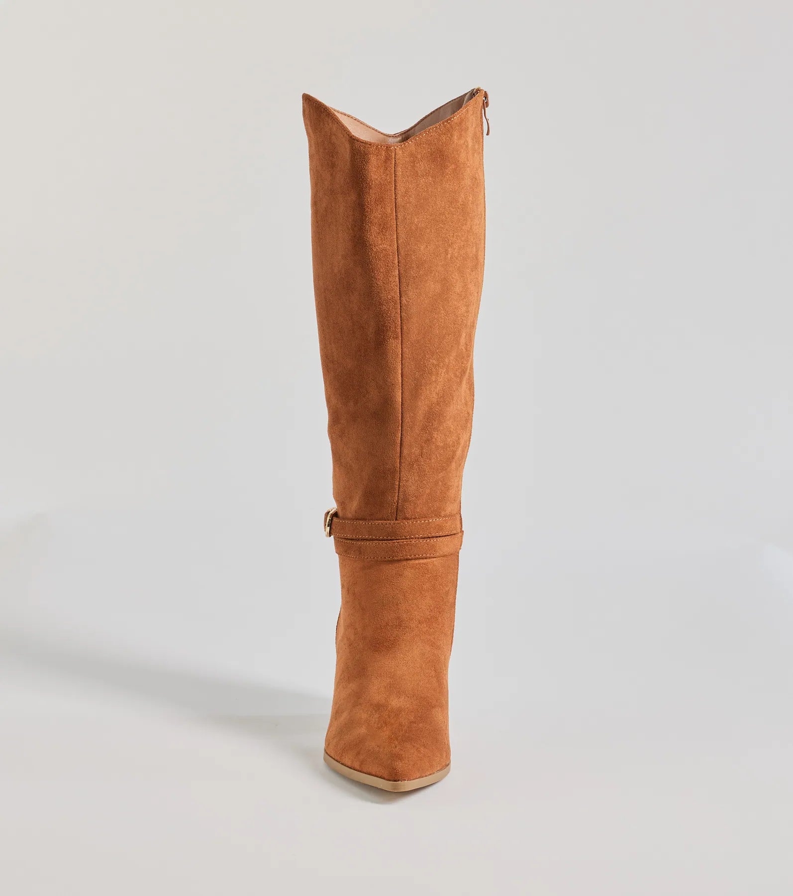 Fab Slay Buckle Strap Under-The-Knee Boots