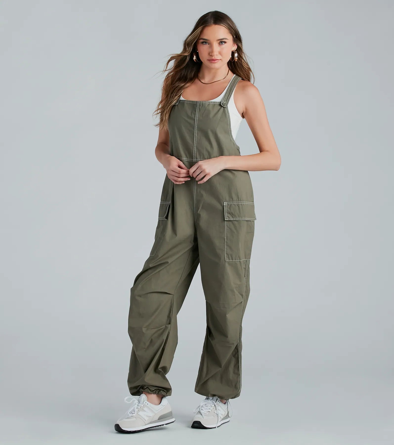 Effortless Done-In-One Parachute Cargo Overalls