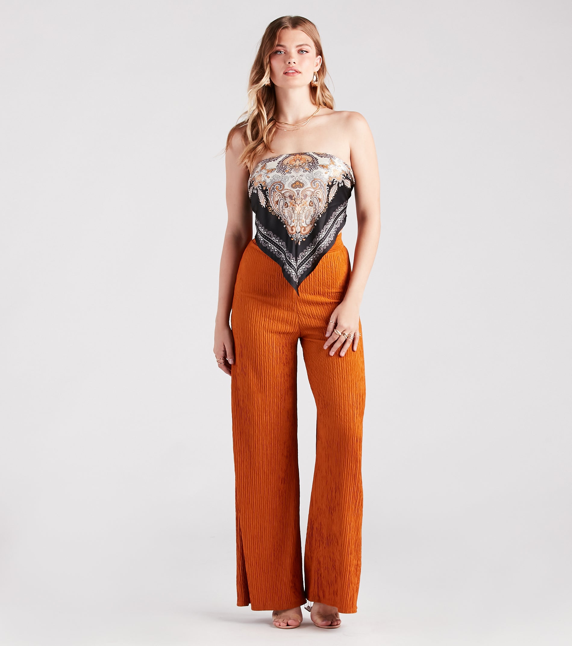 Go With The Flow High-Rise Wide-Leg Pants