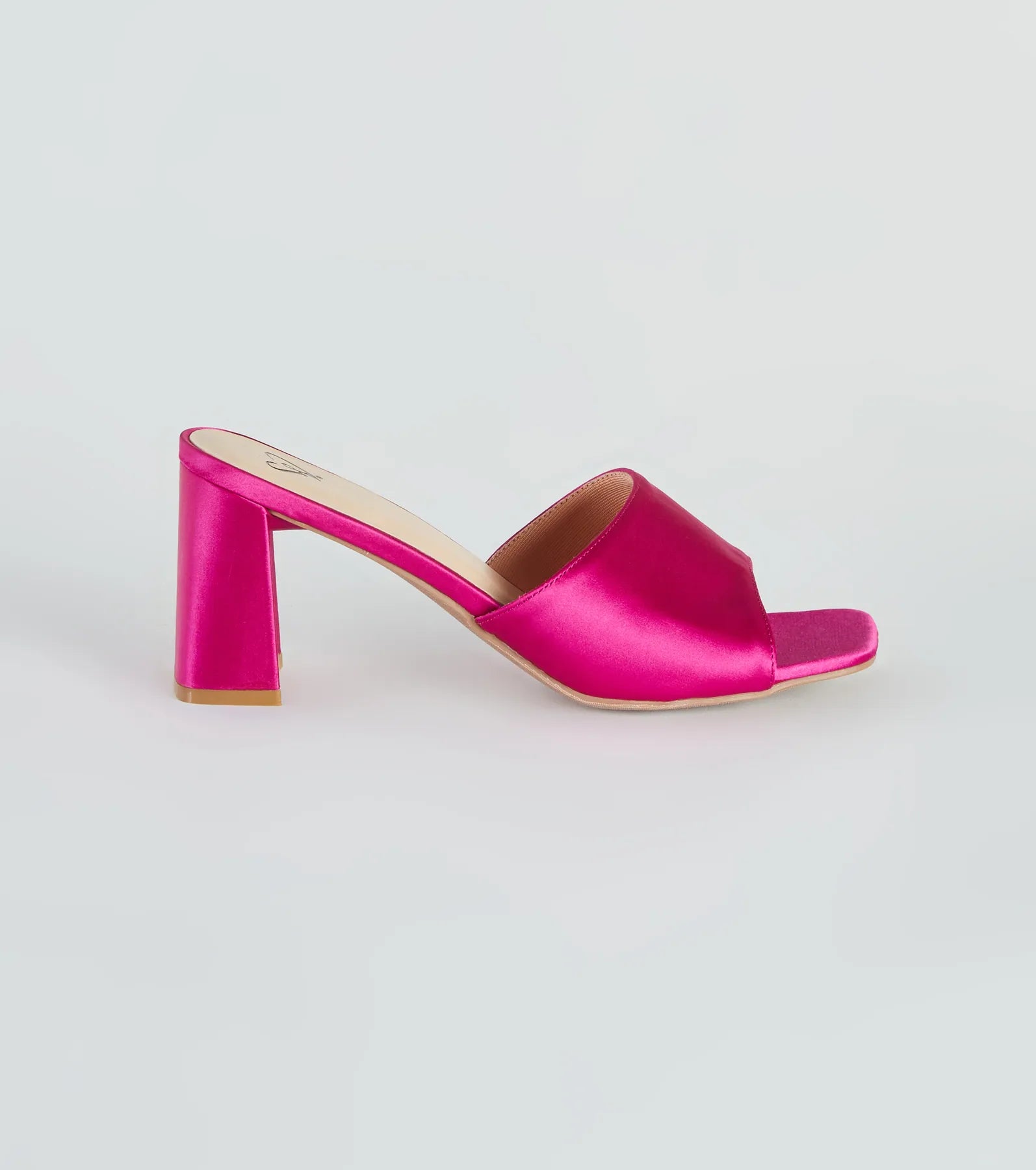 Let's Party Satin Low-Heel Mules