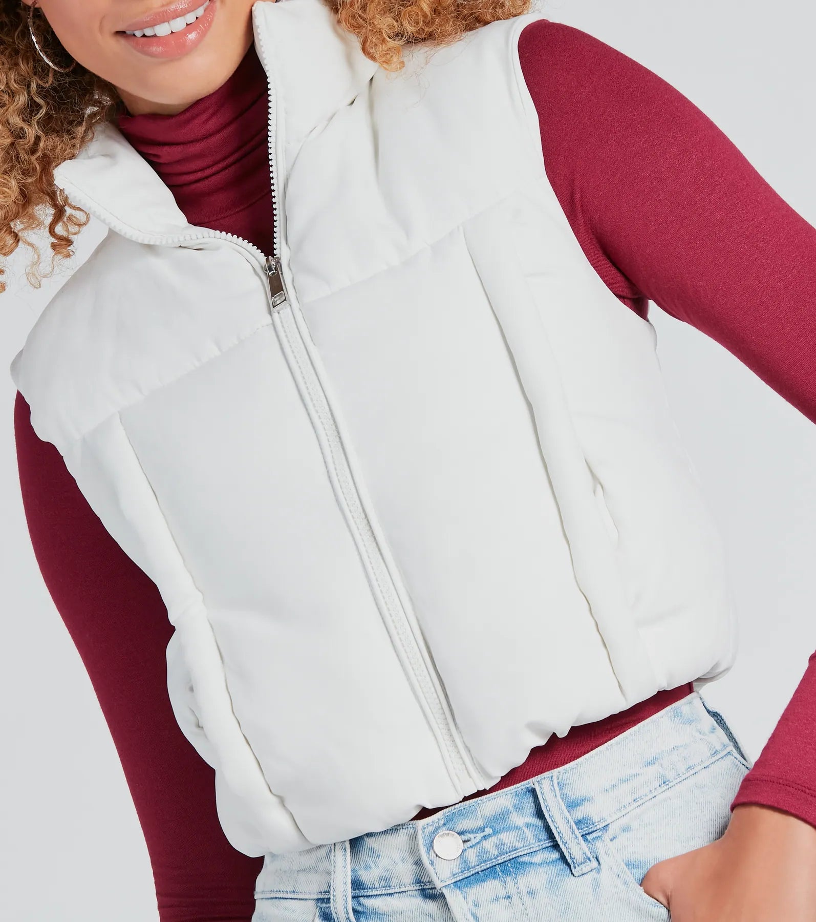 Aspen Bound Brushed Twill Puffer Vest