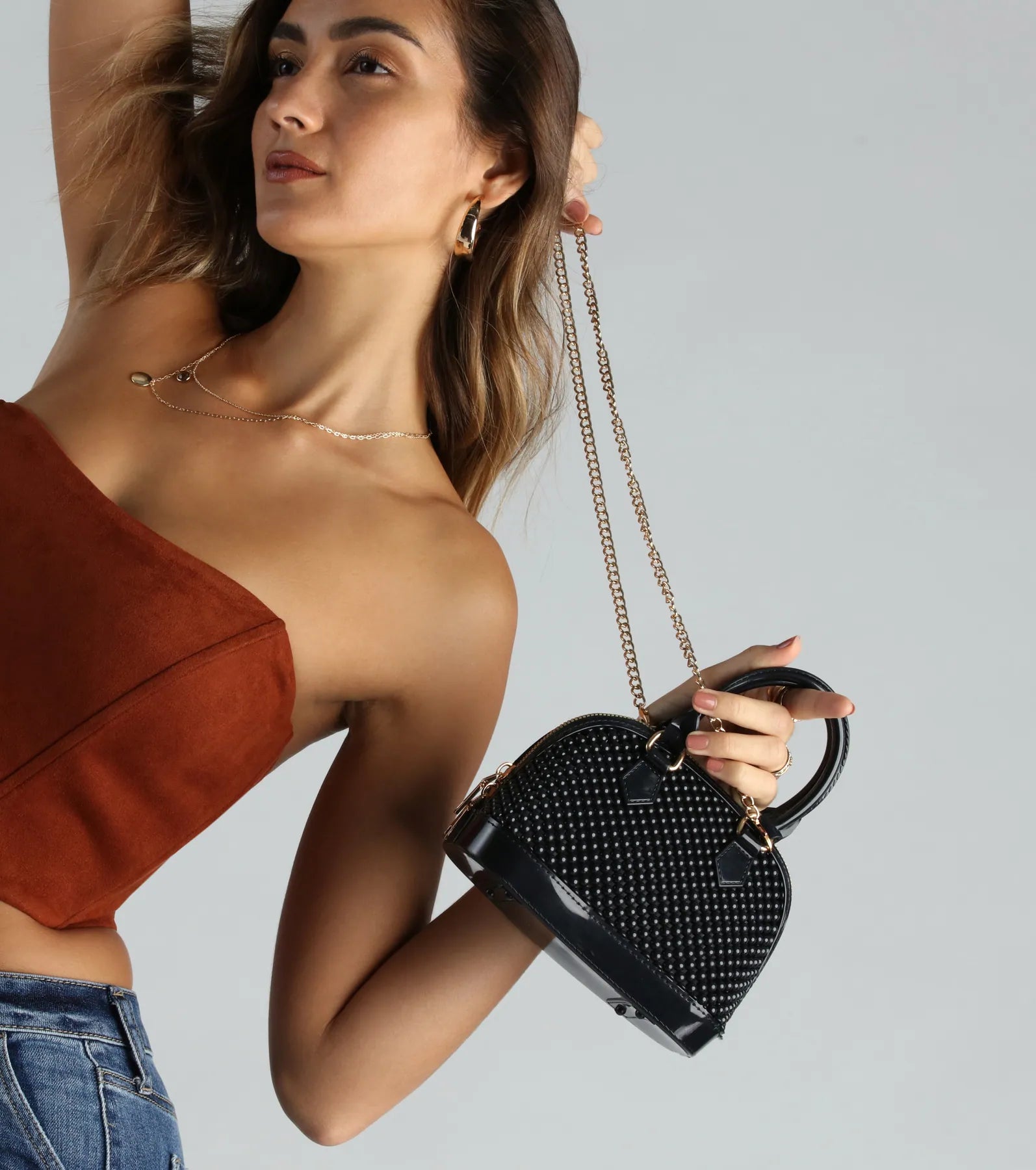 Babe On The Go Mini Satchel Bag