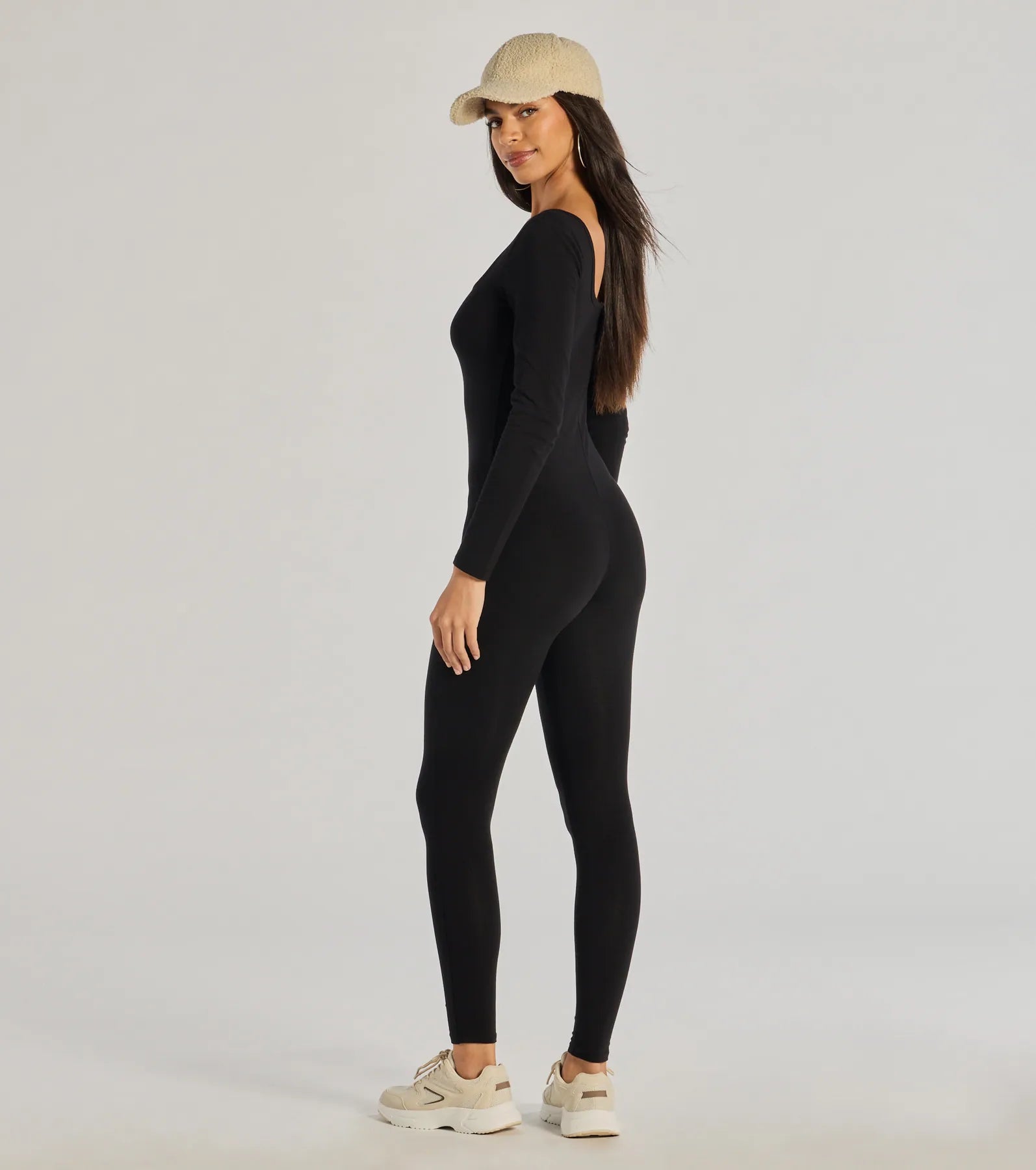 Cozy Up Long Sleeve Knit Jumpsuit