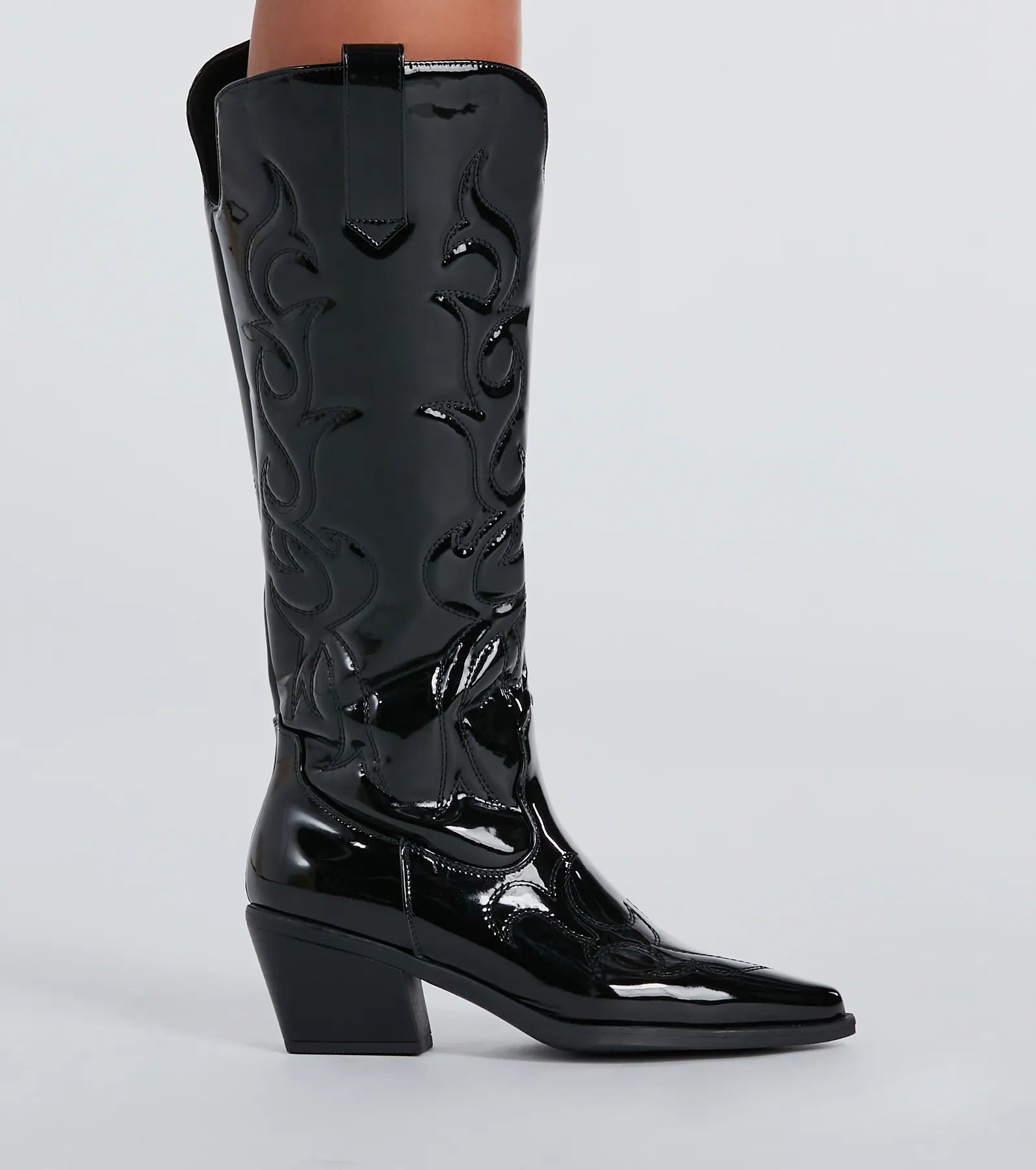 Giddy Up Gorgeous Patent Western Boots