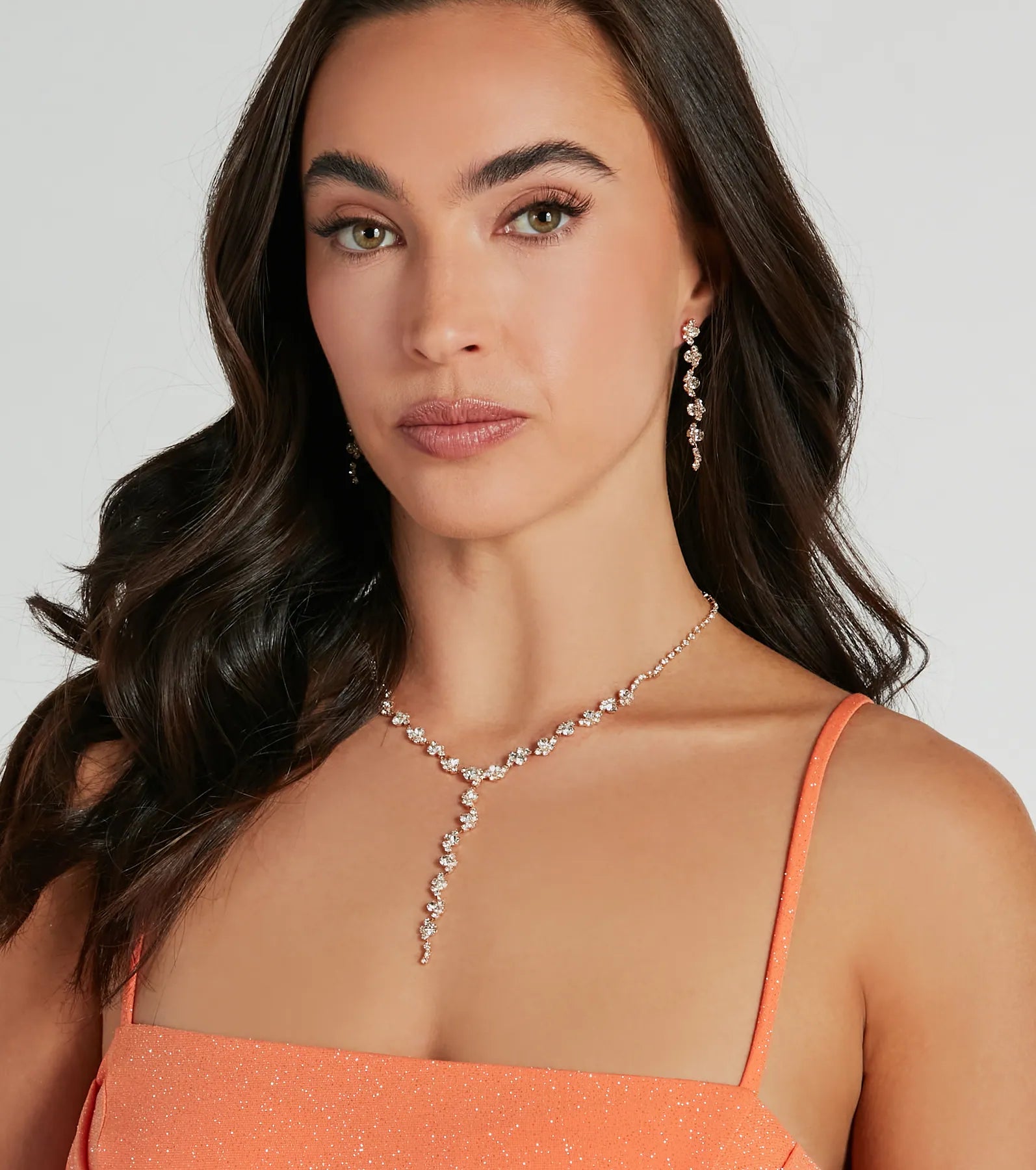 Found Something Glam Necklace And Earrings Set