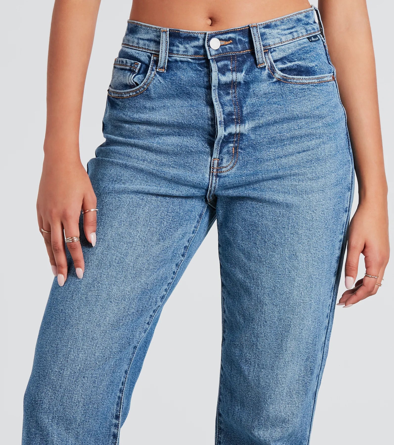 Classic High-Rise Straight-Leg Boyfriend Jeans