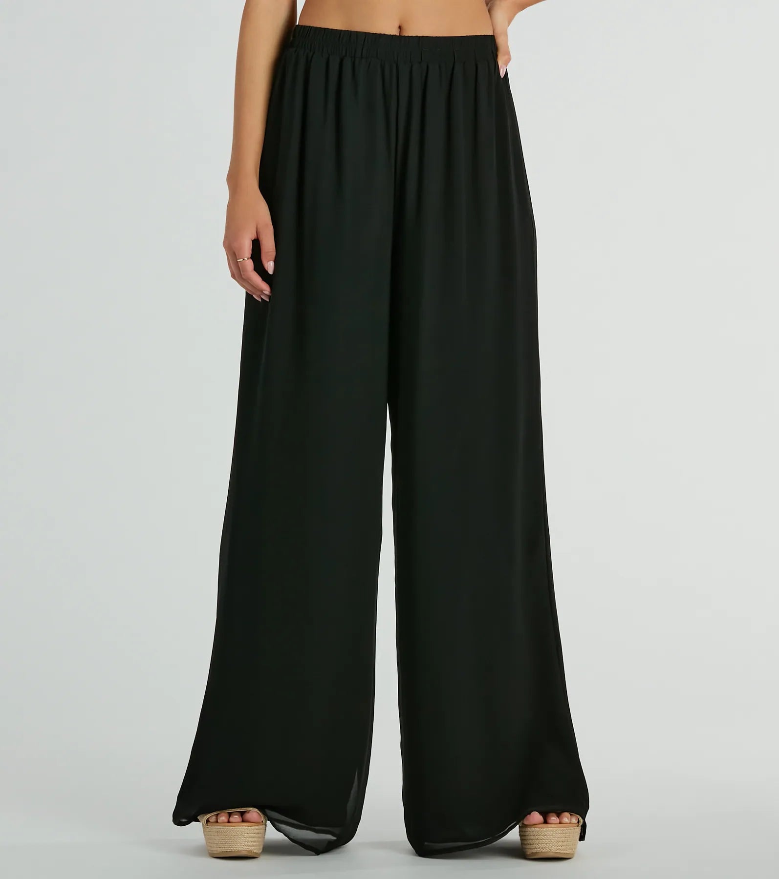 Gorgeous Allure Chiffon Palazzo Pants