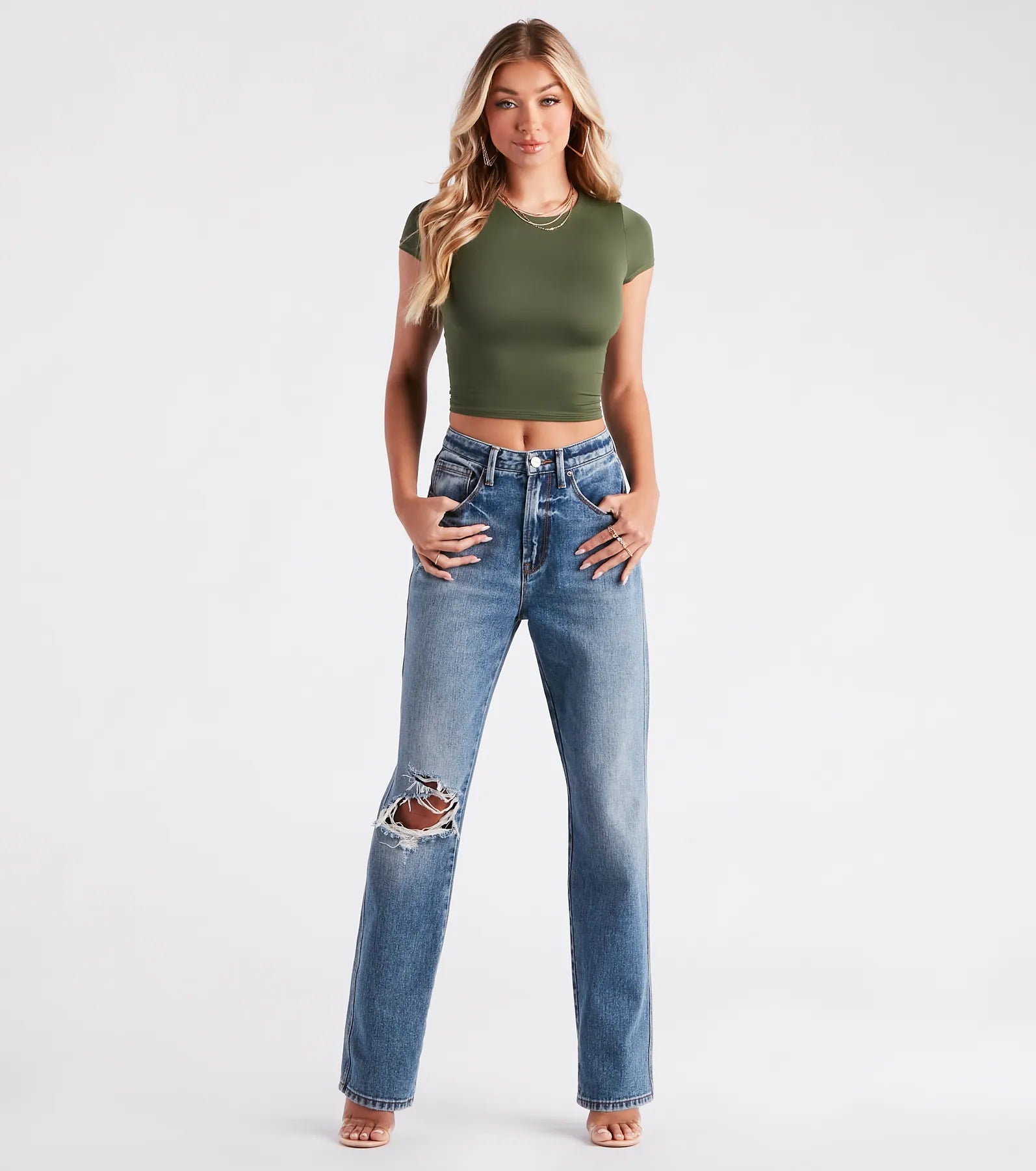 Such A Classic Smooth Knit Crop Top